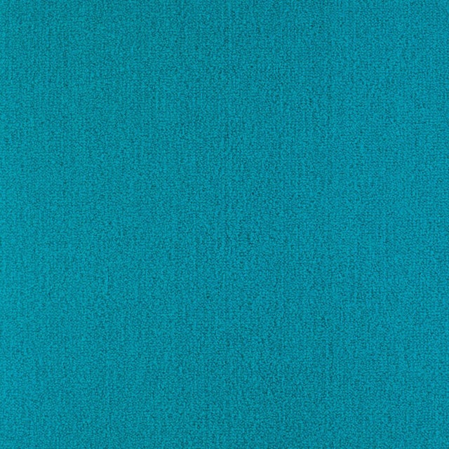 Echantillon moquette velours cercle bleue Les bestiii