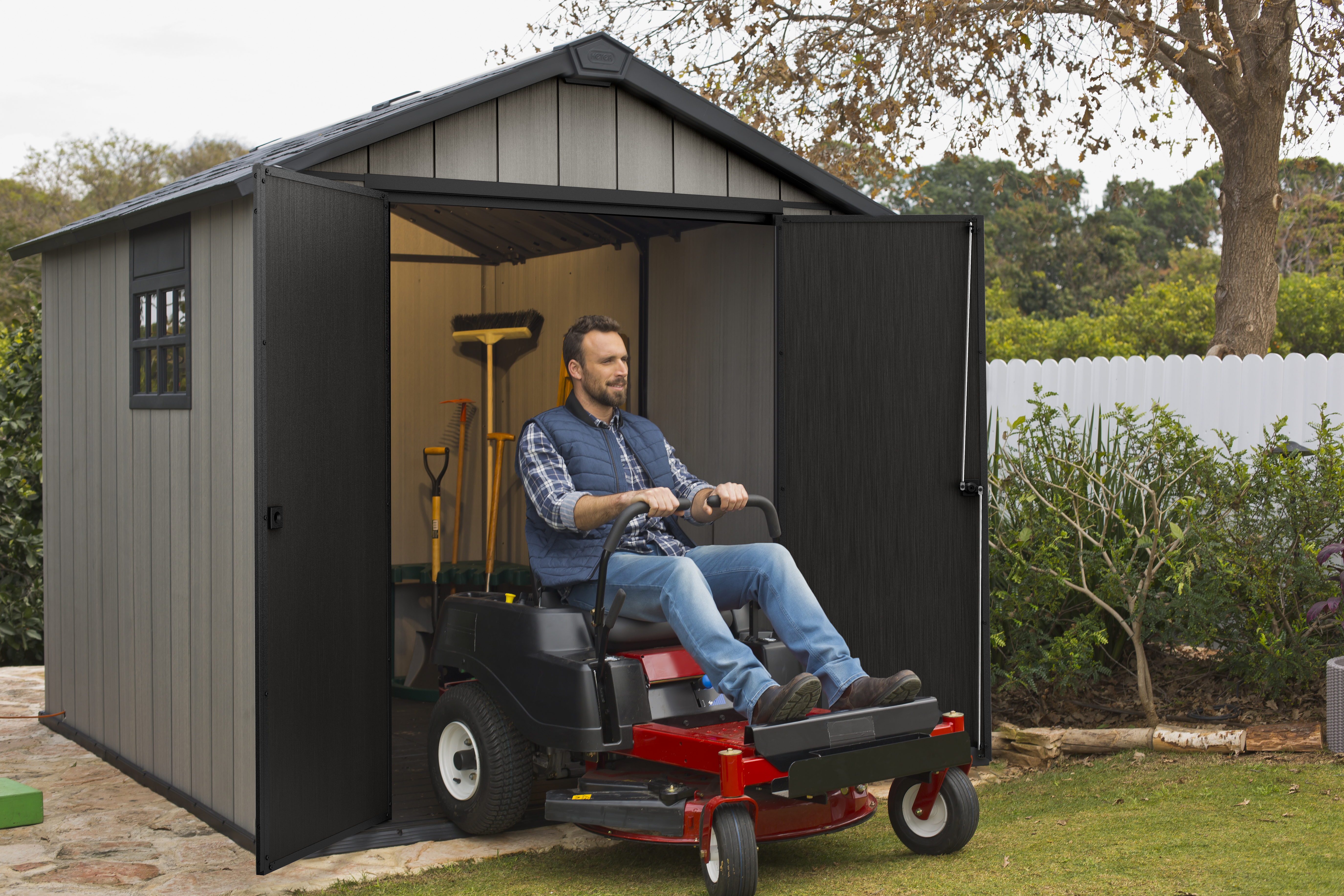 Abri de jardin résine KETER Oakland 759 Ep.20 mm, 5.9 m² - 2