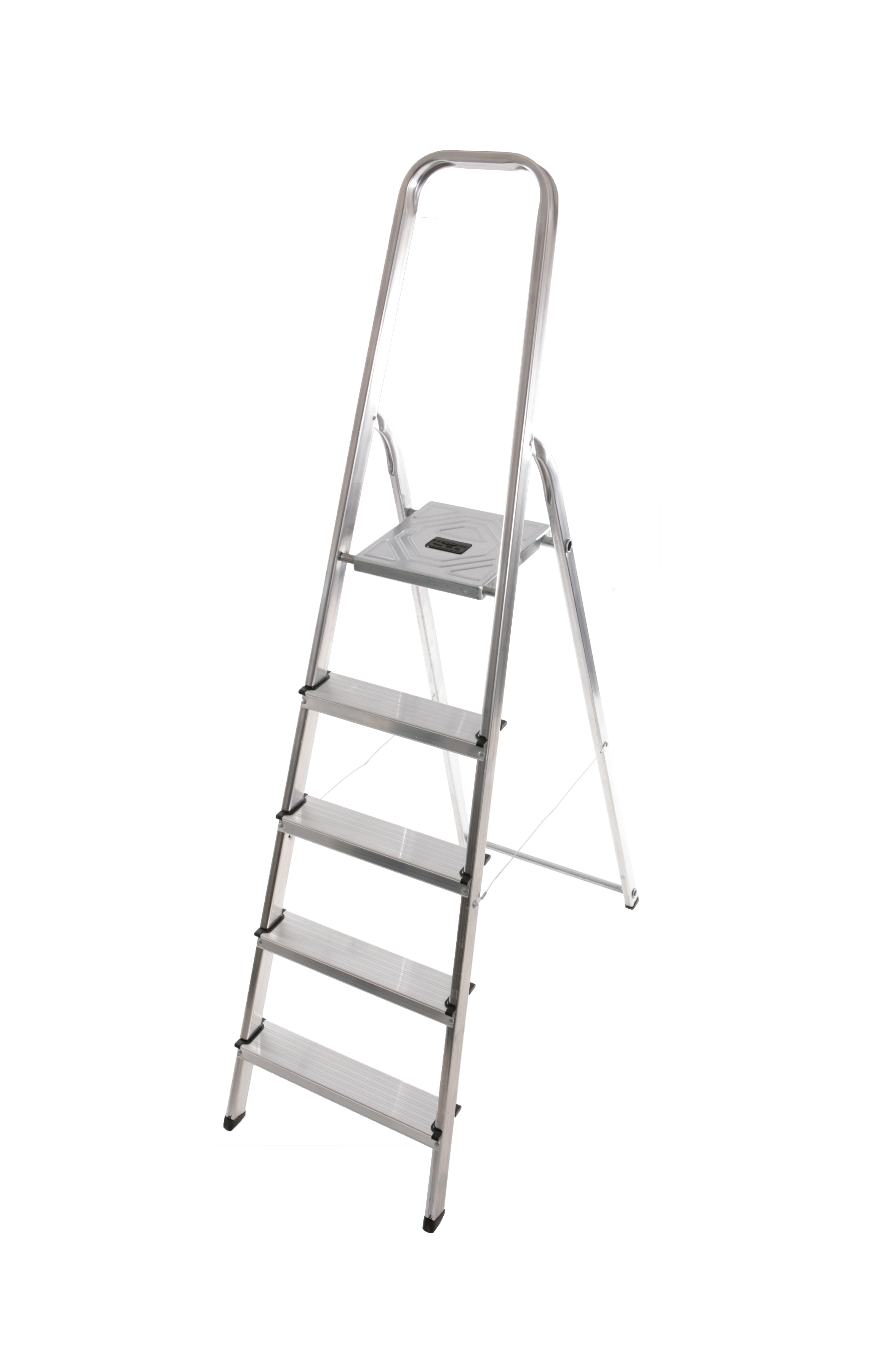 Escabeau domestique pliable 5 marches SELEKTA MixAlu - 6