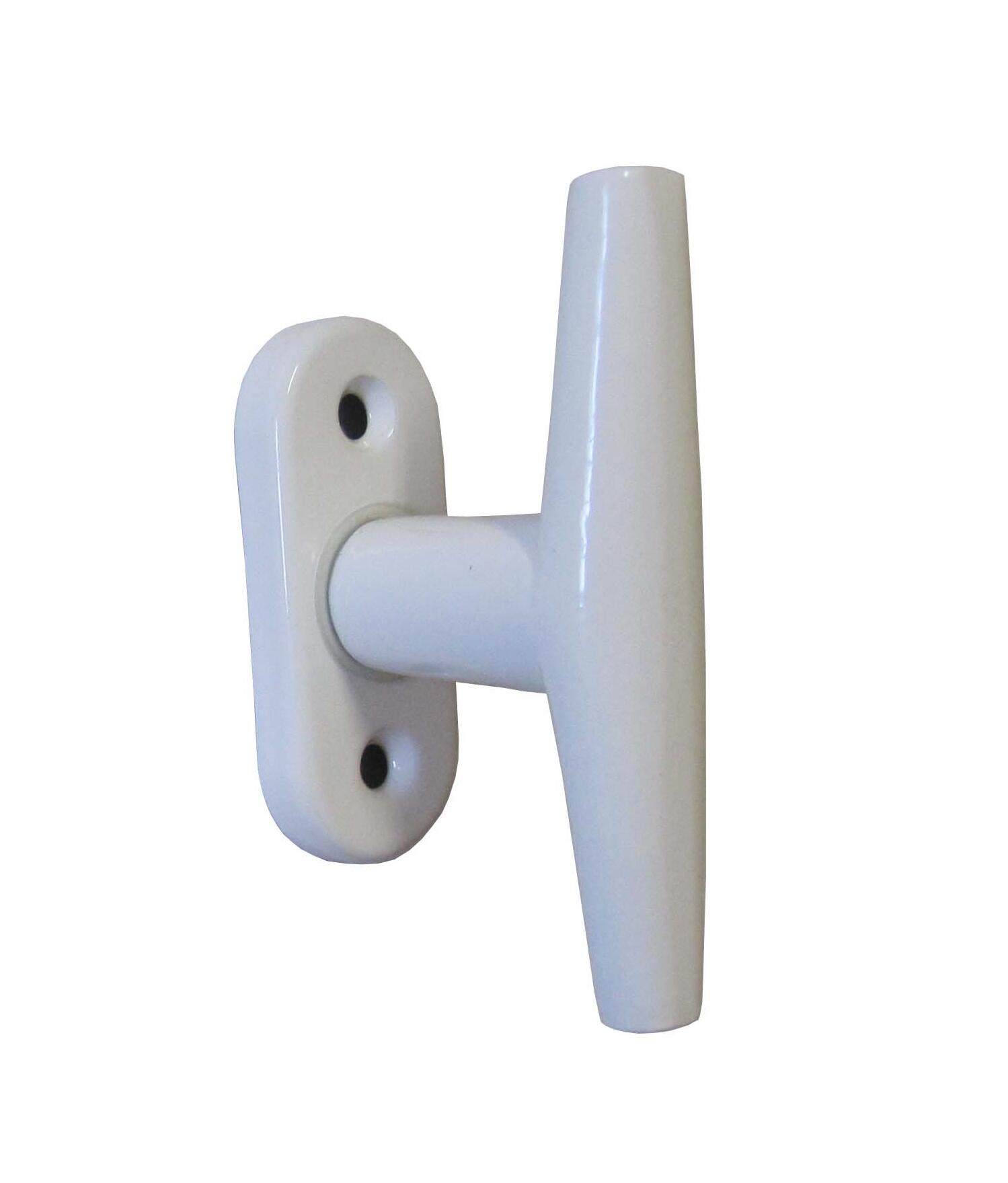 Poignée de fenêtre CHAINEY, aluminium enduit de résine époxy blanc - 2
