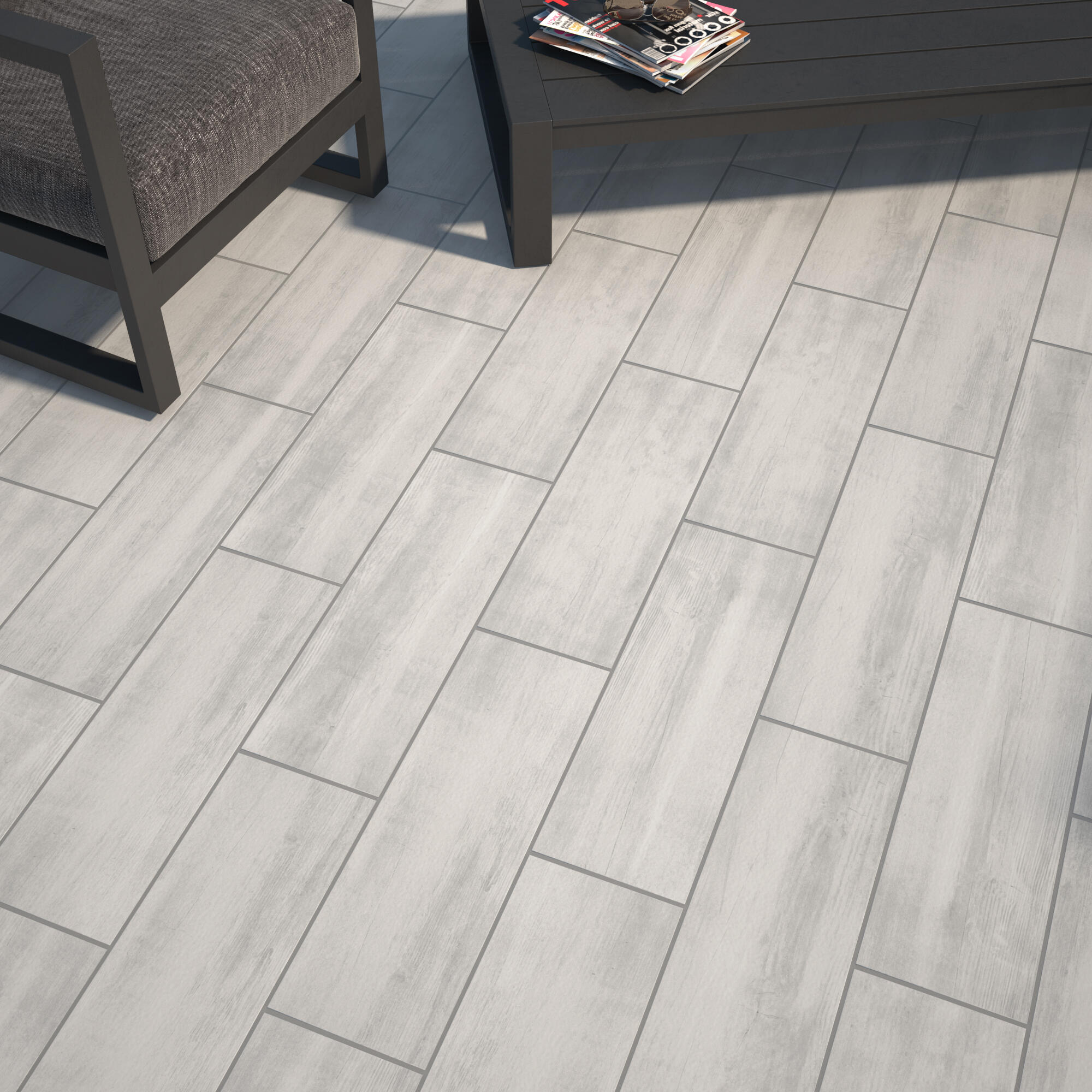 Lot de 6 plinthes, blanc, l. 6 x L. 20 cm, Ep.8.2 mm - 3