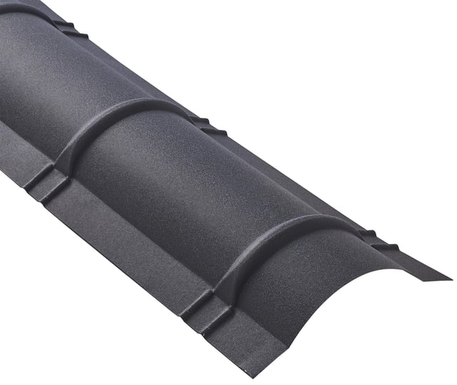 FAITIERE RONDE ANTHRACITE ROOFTILE 980 – 210 CM, SEDPA