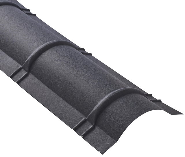 FAITIERE RONDE ANTHRACITE ROOFTILE 980 – 210 CM, SEDPA