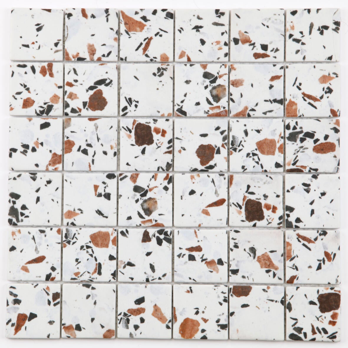 1 plaque de mosaïque Terrazzo 29.8 x 29.8 cm MAT INTER - 2