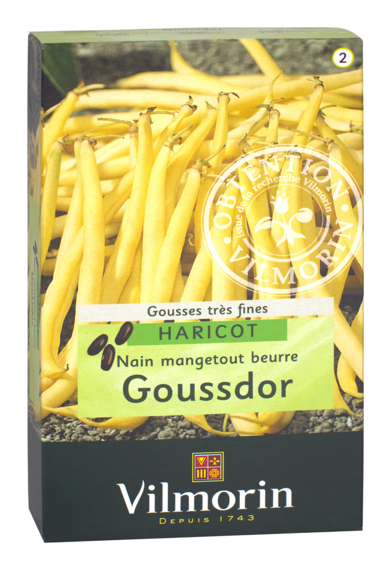 Haricot beurre goussdor VILMORIN 200 g - 2