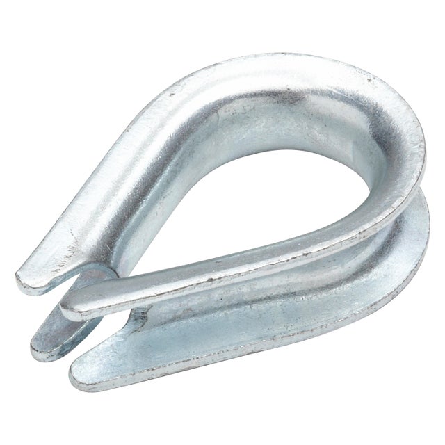 Cosse coeur acier zingué, STANDERS x L.125 x l.50 mm