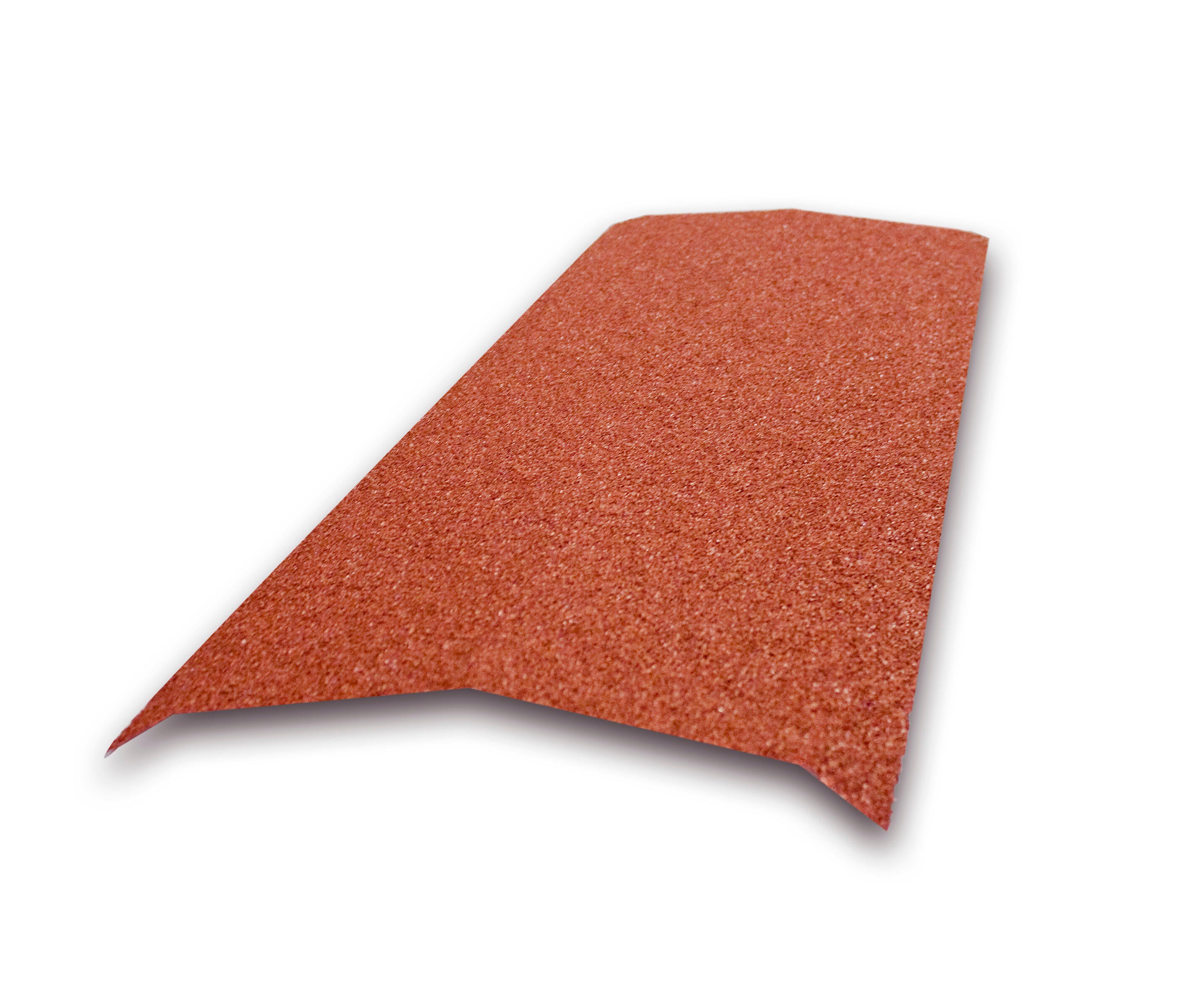 Faîtière pour plaque easytuile rouge, L.0.91 m - 2