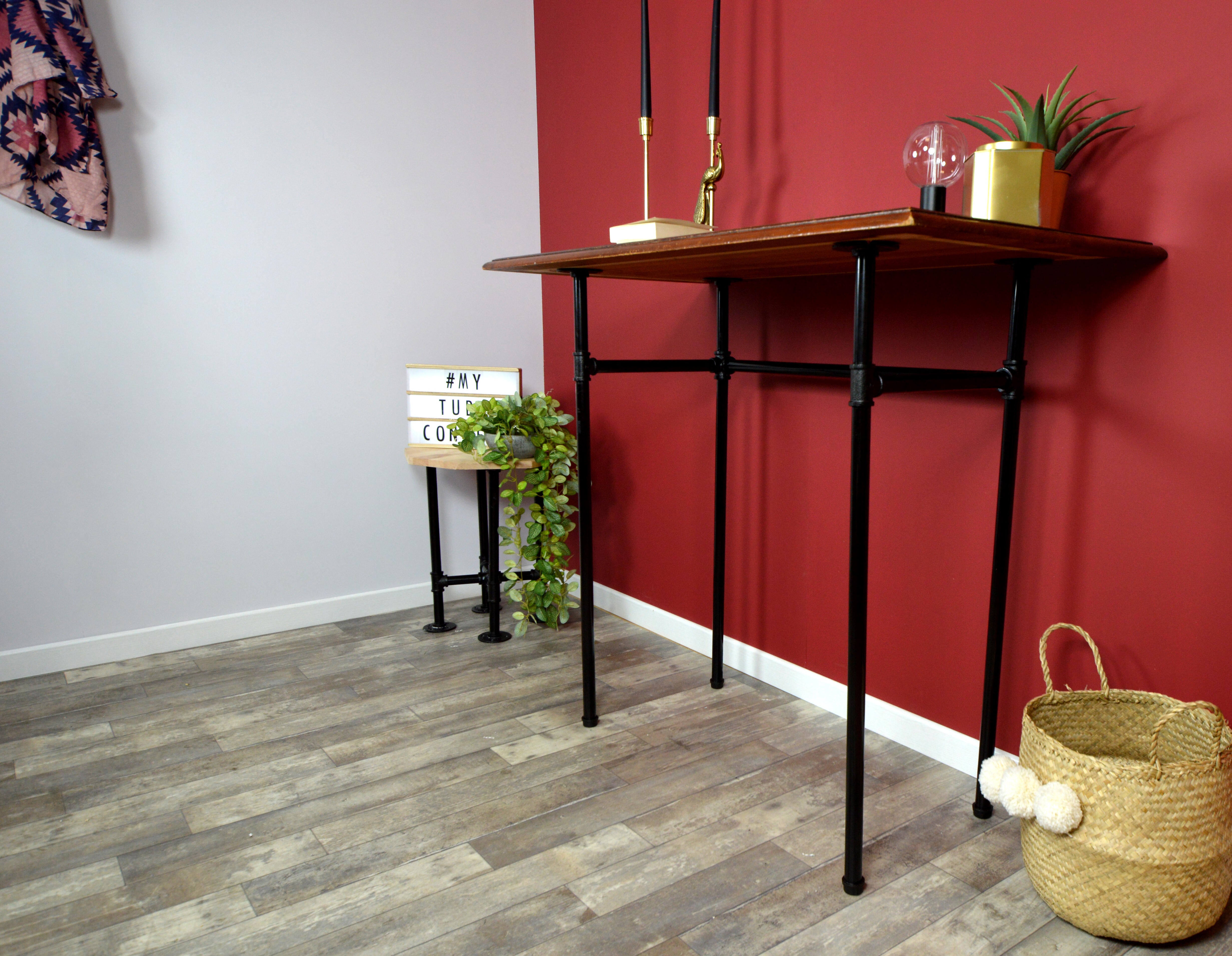 Bouchon rentrant pour tube de penderie MyTube D25 mm rond noir - 10