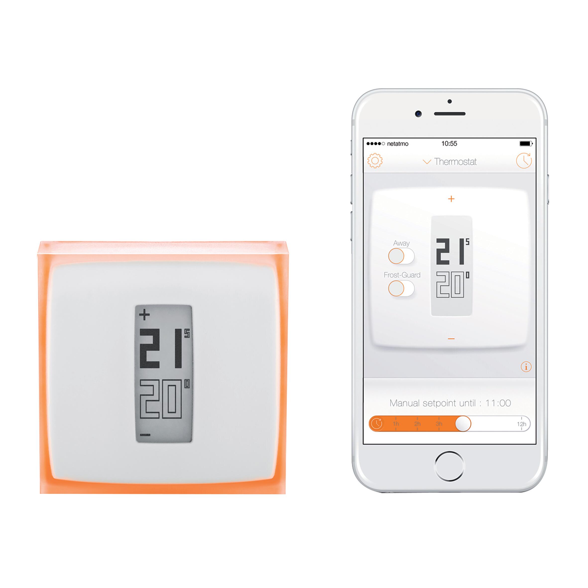 Termostato intelligente e connesso NETATMO INK010 bianco - 10