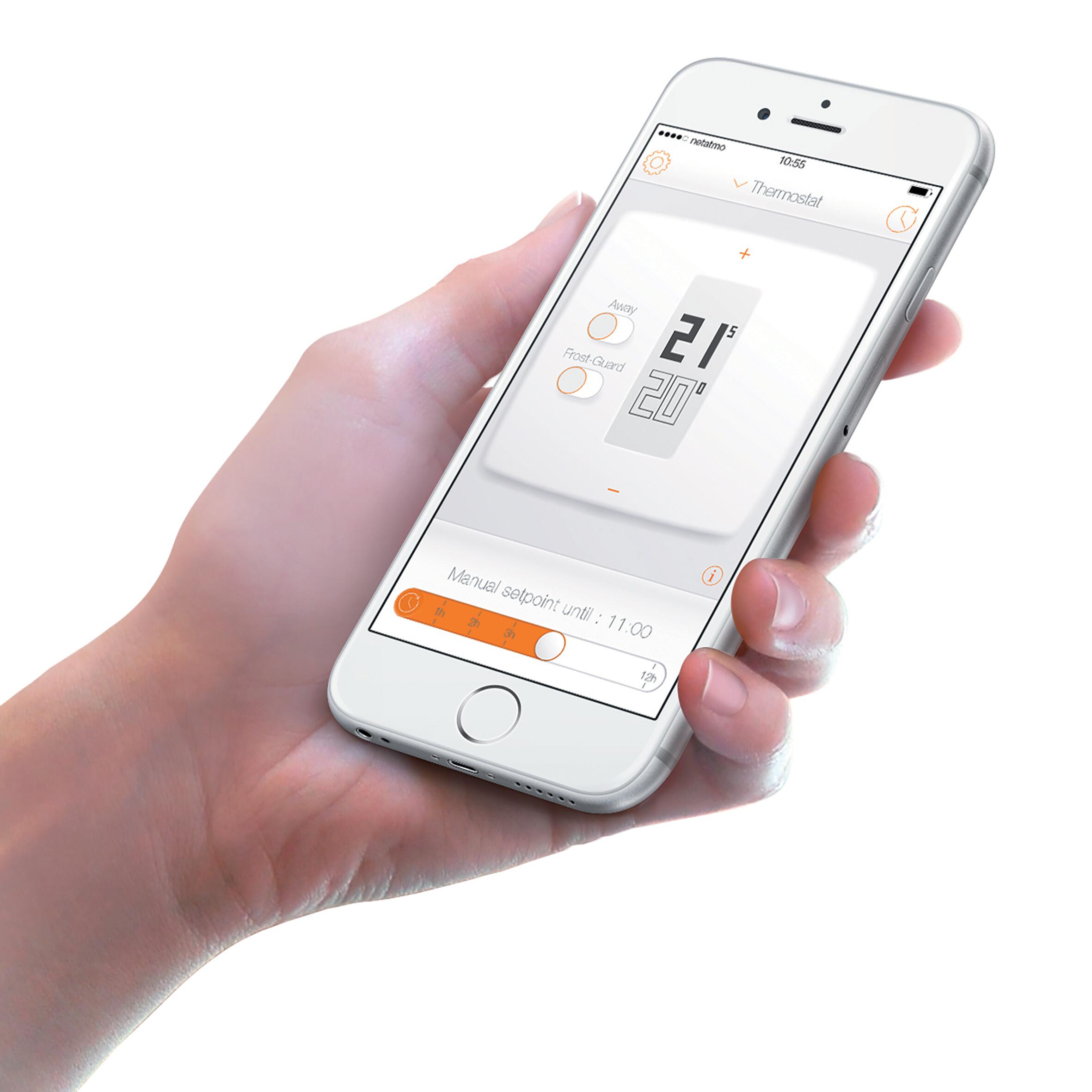 Termostato intelligente e connesso NETATMO INK010 bianco - 11