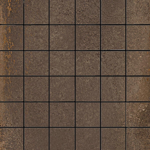 Carrelage mosaïque en cuivre - Hexagone 3D - Pour salle de bains - Couleur : marron