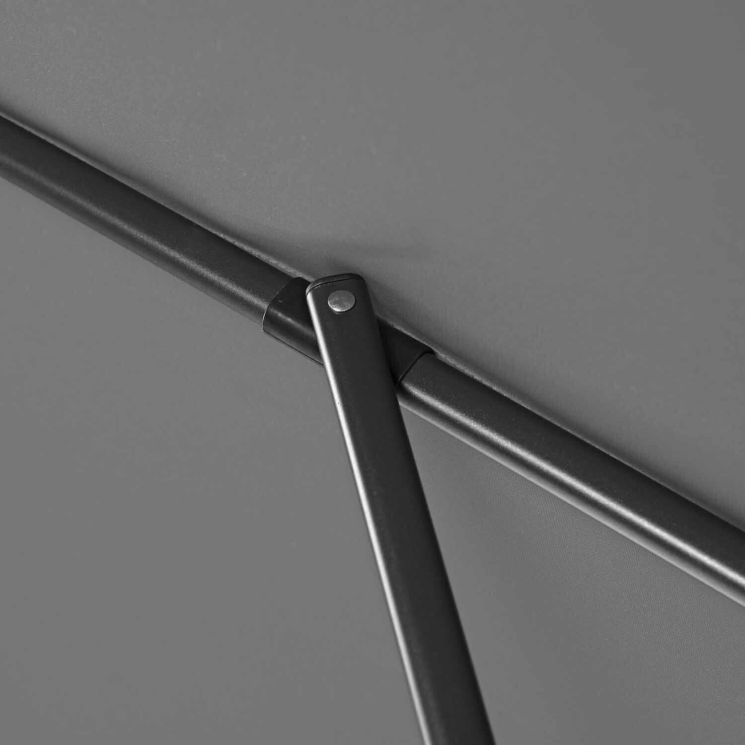 Parasol déporté hexagonal anthracite Avea NATERIAL L.292 x l.292 cm - 7