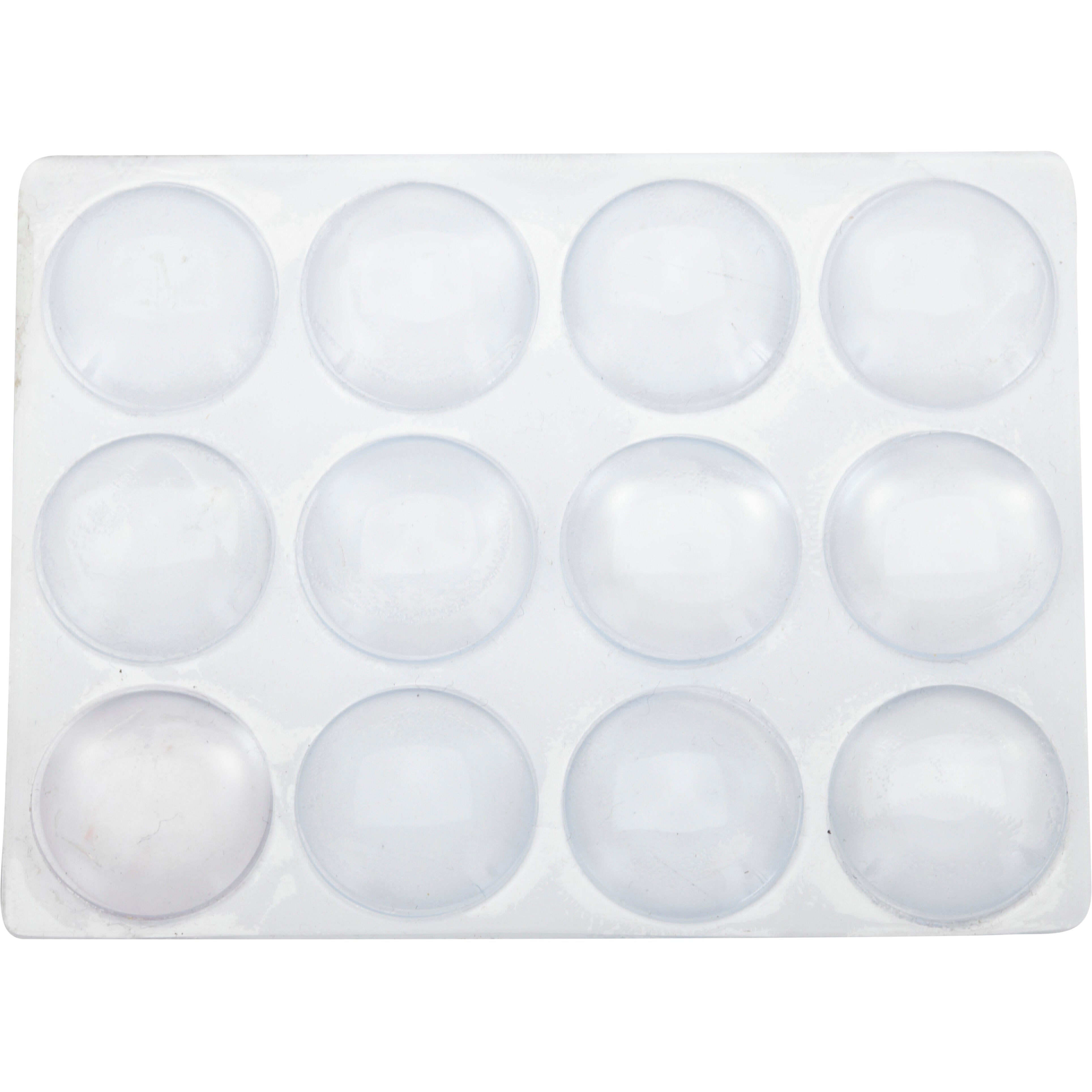 12 pastilles adhésives STANDERS plastique transparent L.1.9 x H.1.9 x l.1.9 cm - 2