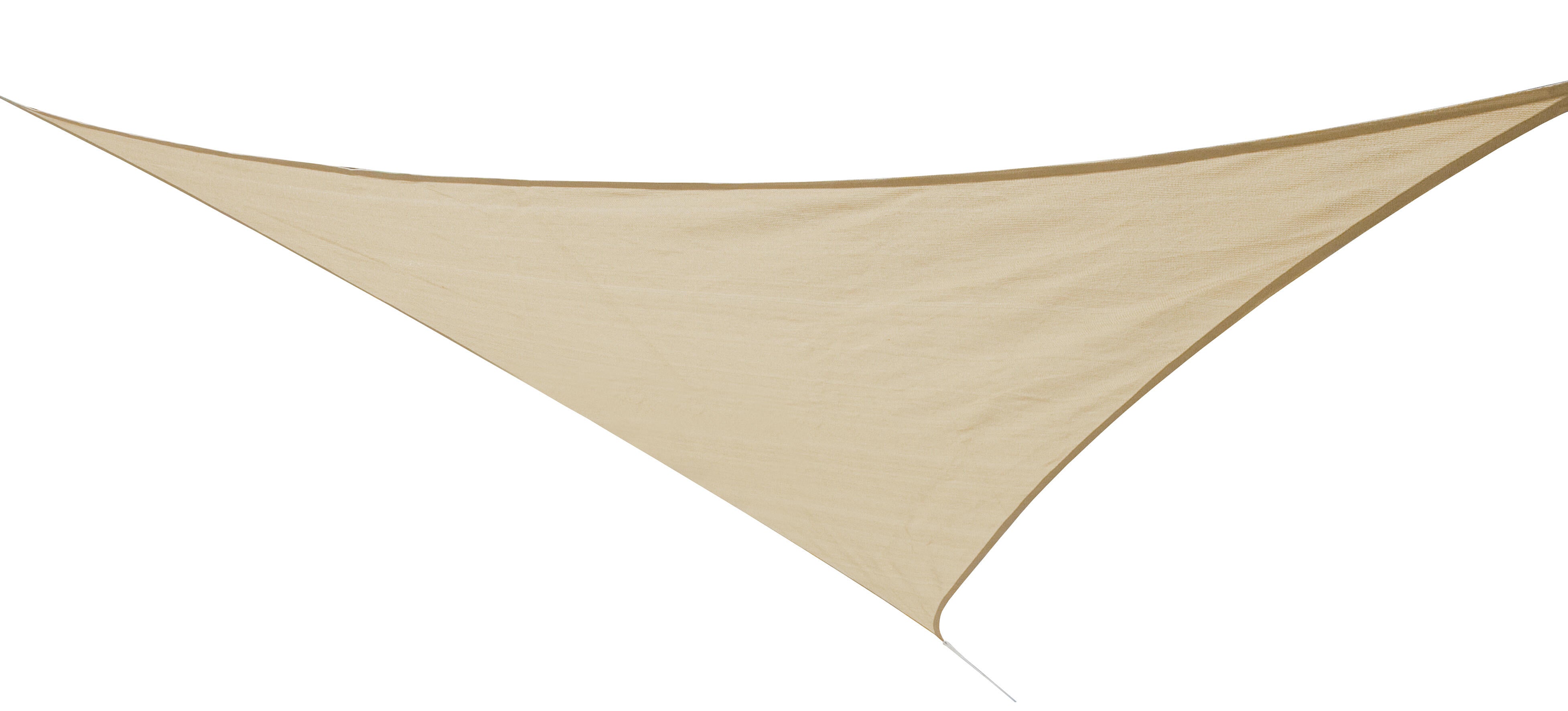 Voile d'ombrage polyéthylène triangulaire sable Vsa360, JARDILINE L.360xl.360 cm - 2