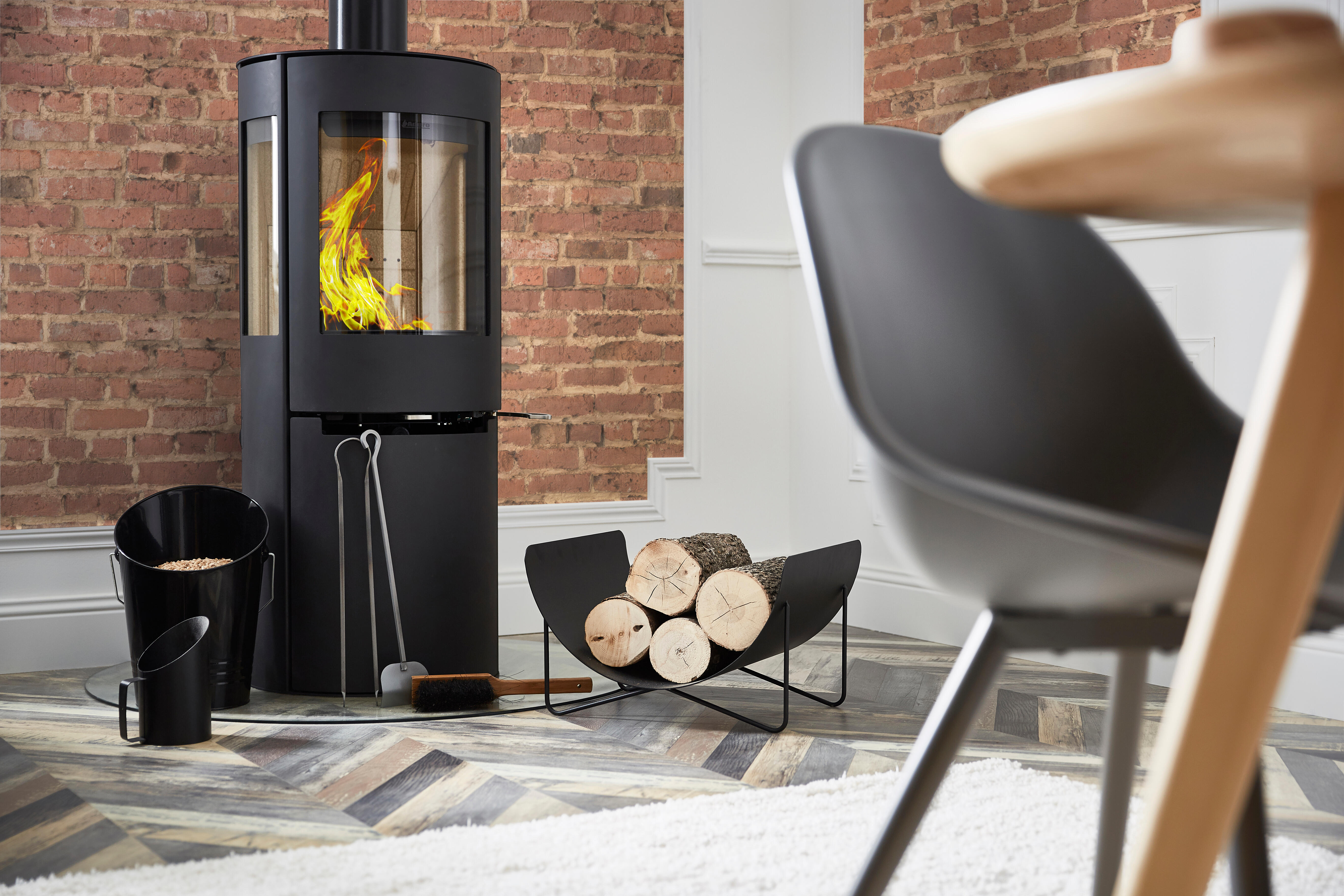 Range-bûche acier noir Fileo DIXNEUF - 4