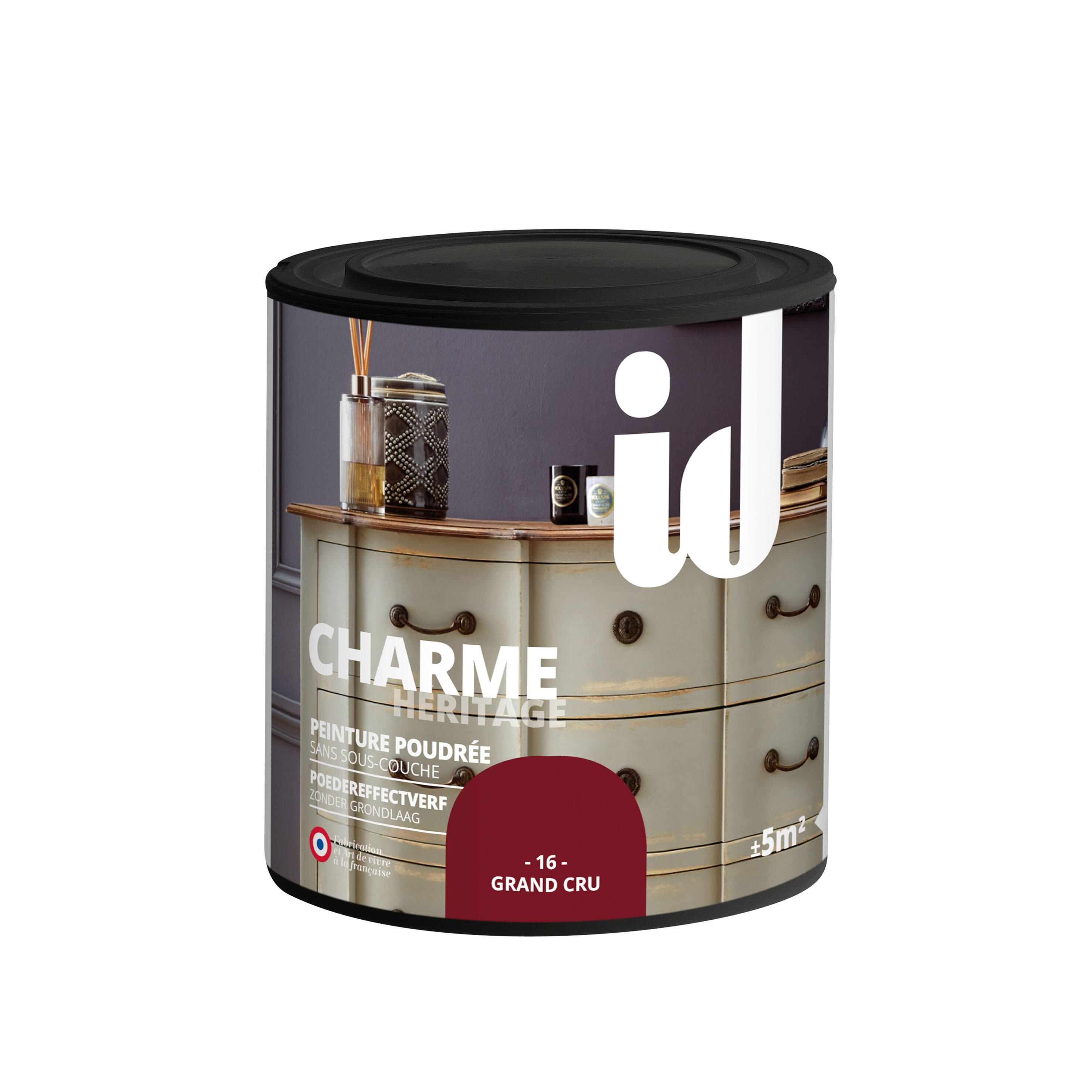 Peinture meuble et boiserie Charme ID grand cru mat 0.5L - 3