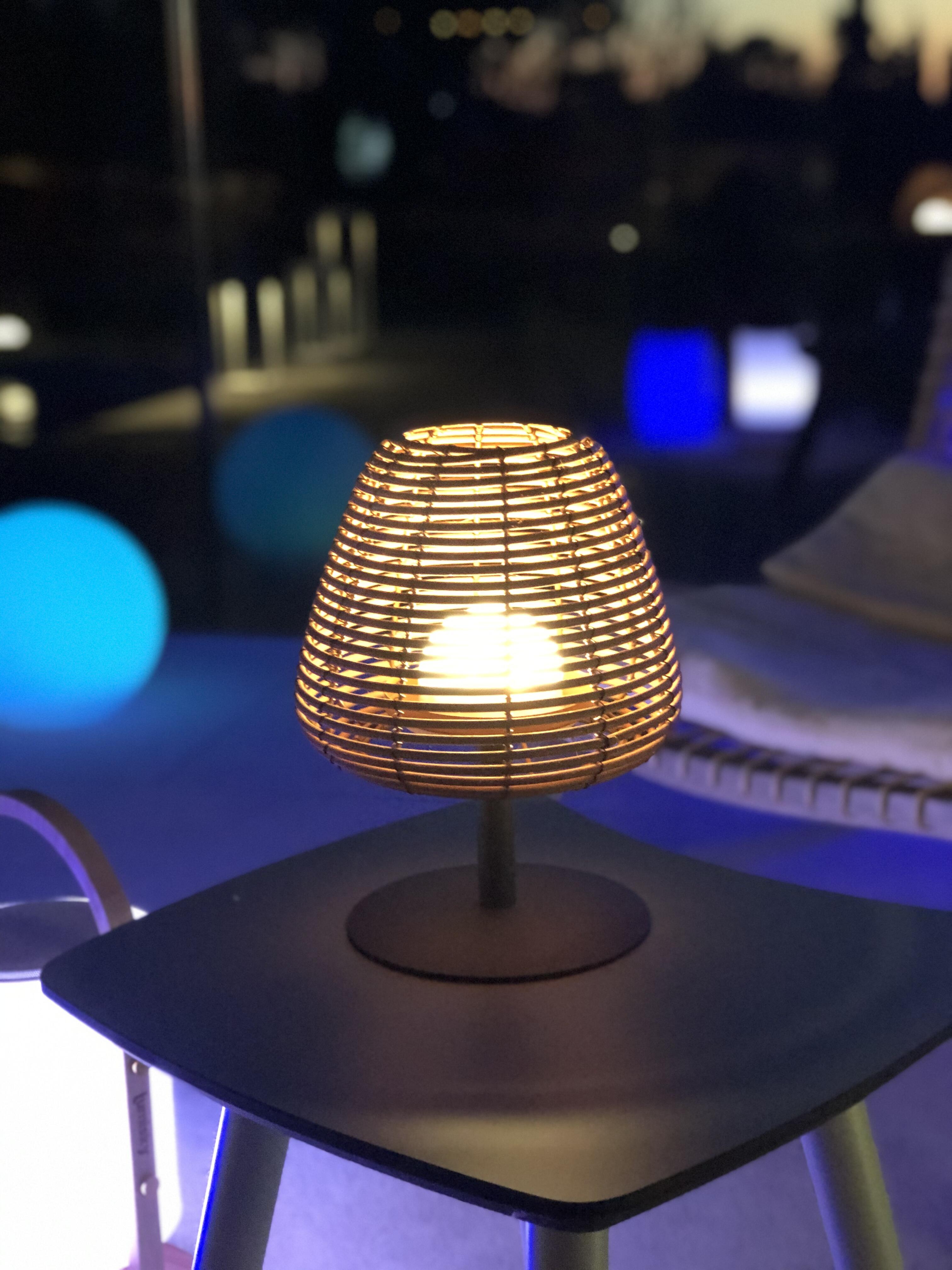 Lampada da esterno senza fili Boheme marrone , luce bianco IP44 LUMISKY - 6