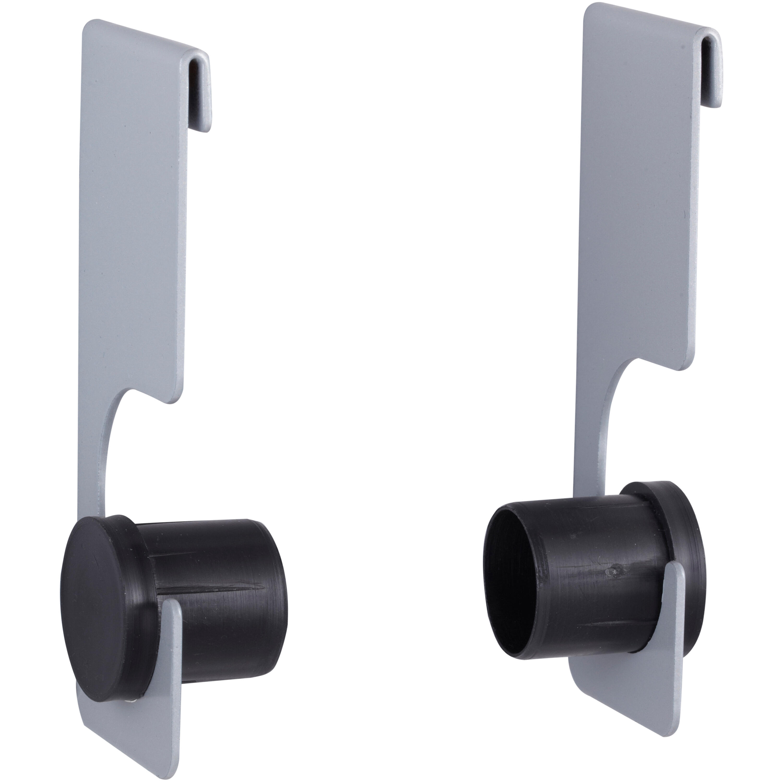 Barre De Penderie Robuste Alliage Aluminium 80 Cm - Tringle Gain De Place Avec Supports - Argent