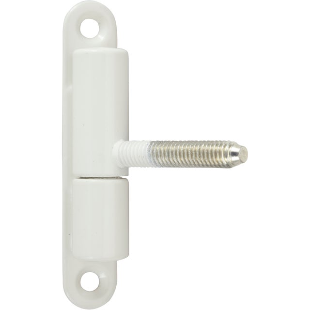 Fiche à visser HETTICH, acier verni, H.38 x l.10 mm
