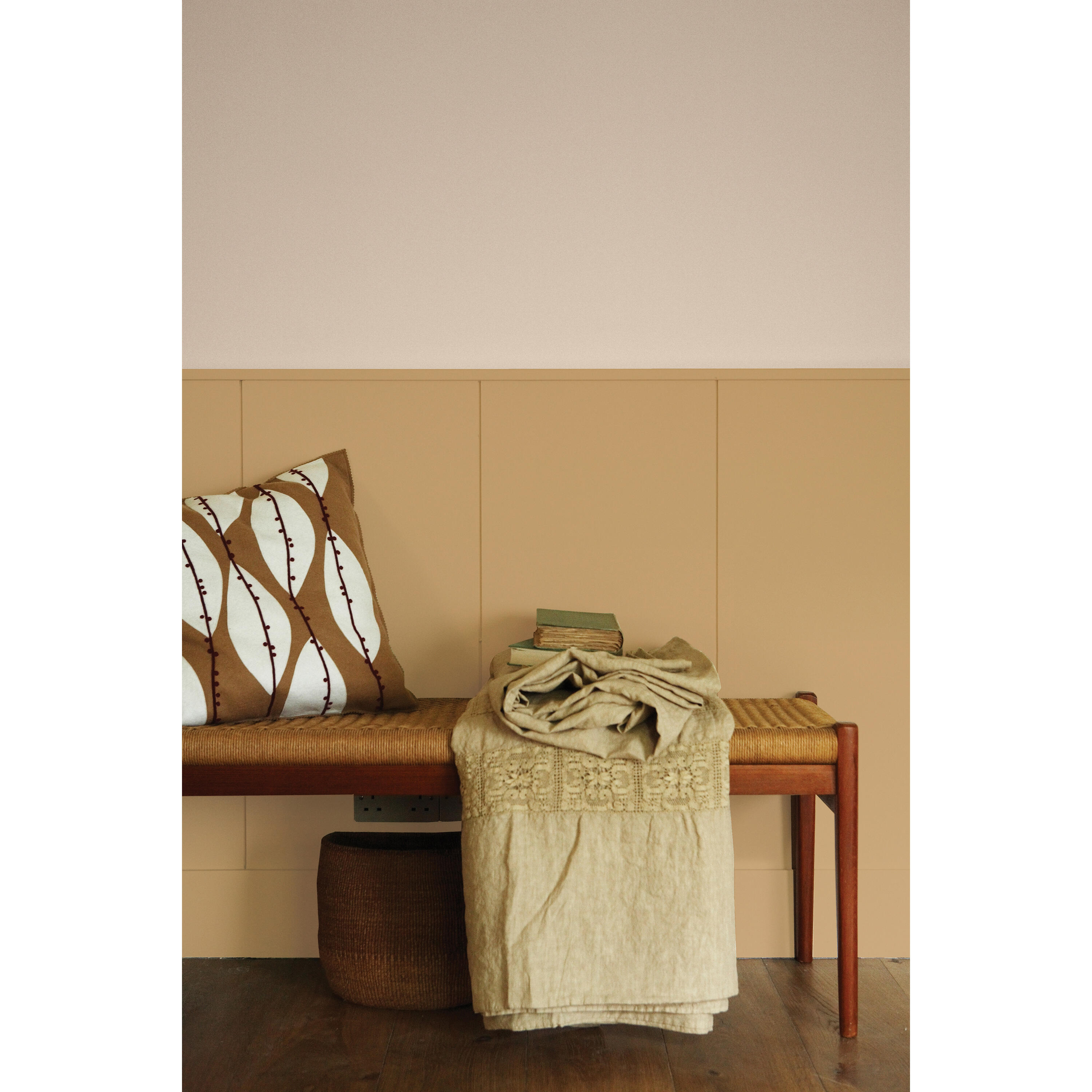 Peinture mur, boiserie marron glacé satin DULUX VALENTINE Crème de couleur 0.03L - 4