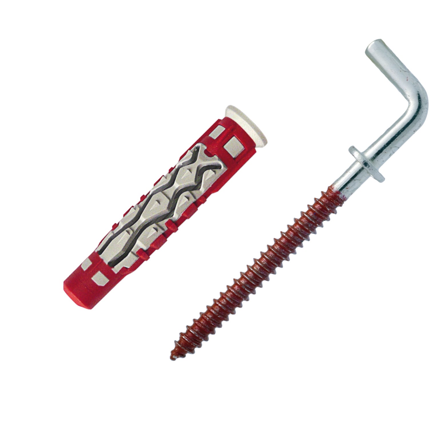 Lot de 4 Cheville murale mx gamme couleur RED HEAD, Ø6 x L.37 mm - 2