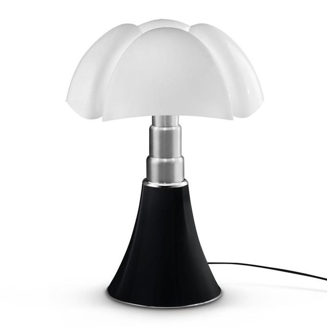 Lampe design Pipistrello noir/brun foncé, 4 ampoules, télescopique, H.66-88cm