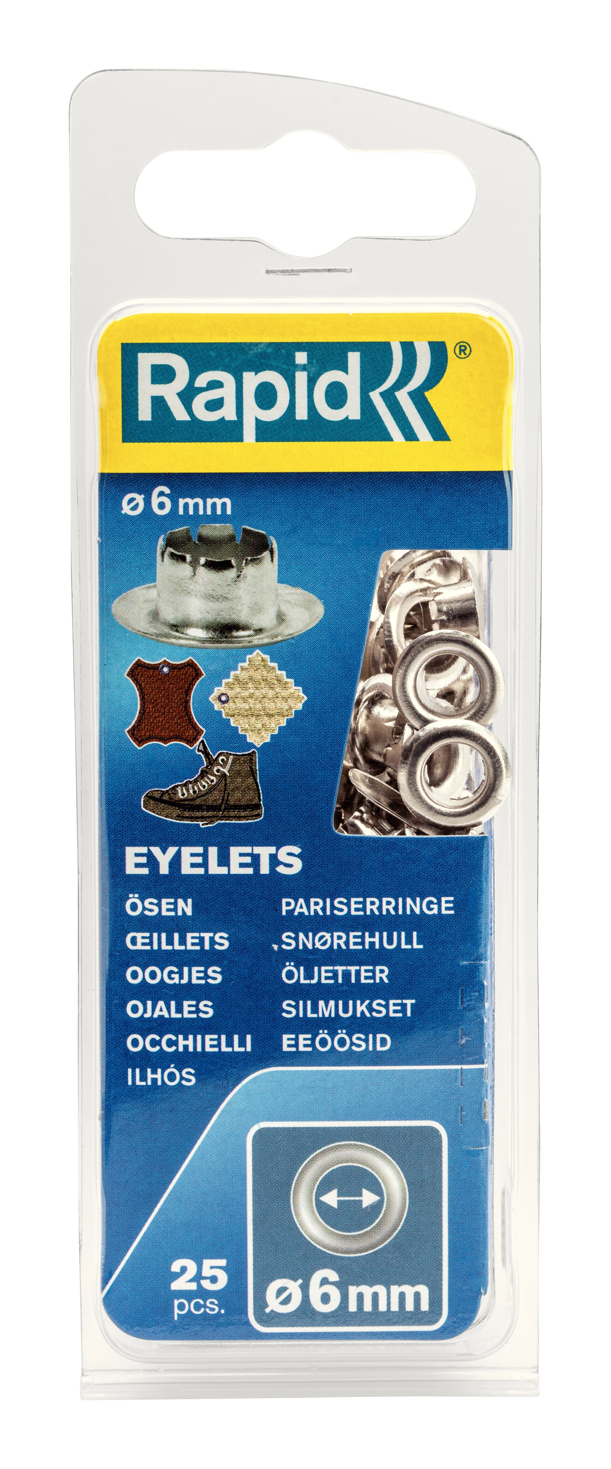 Lot de 25 oeillets acier RAPID Leroy Merlin