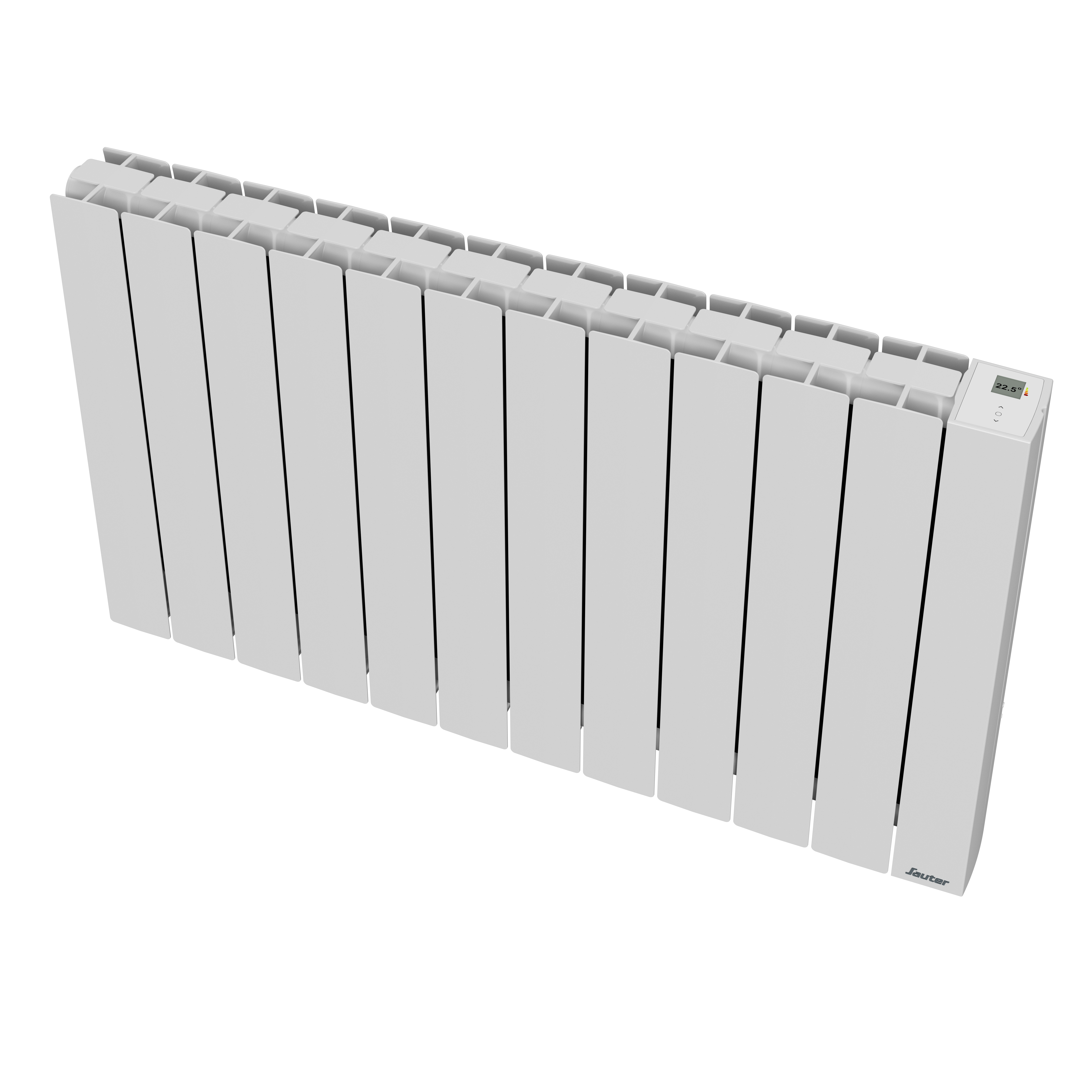 Radiateur électrique à inertie fluide 2000 W SAUTER Orosi horizontal blanc - 5