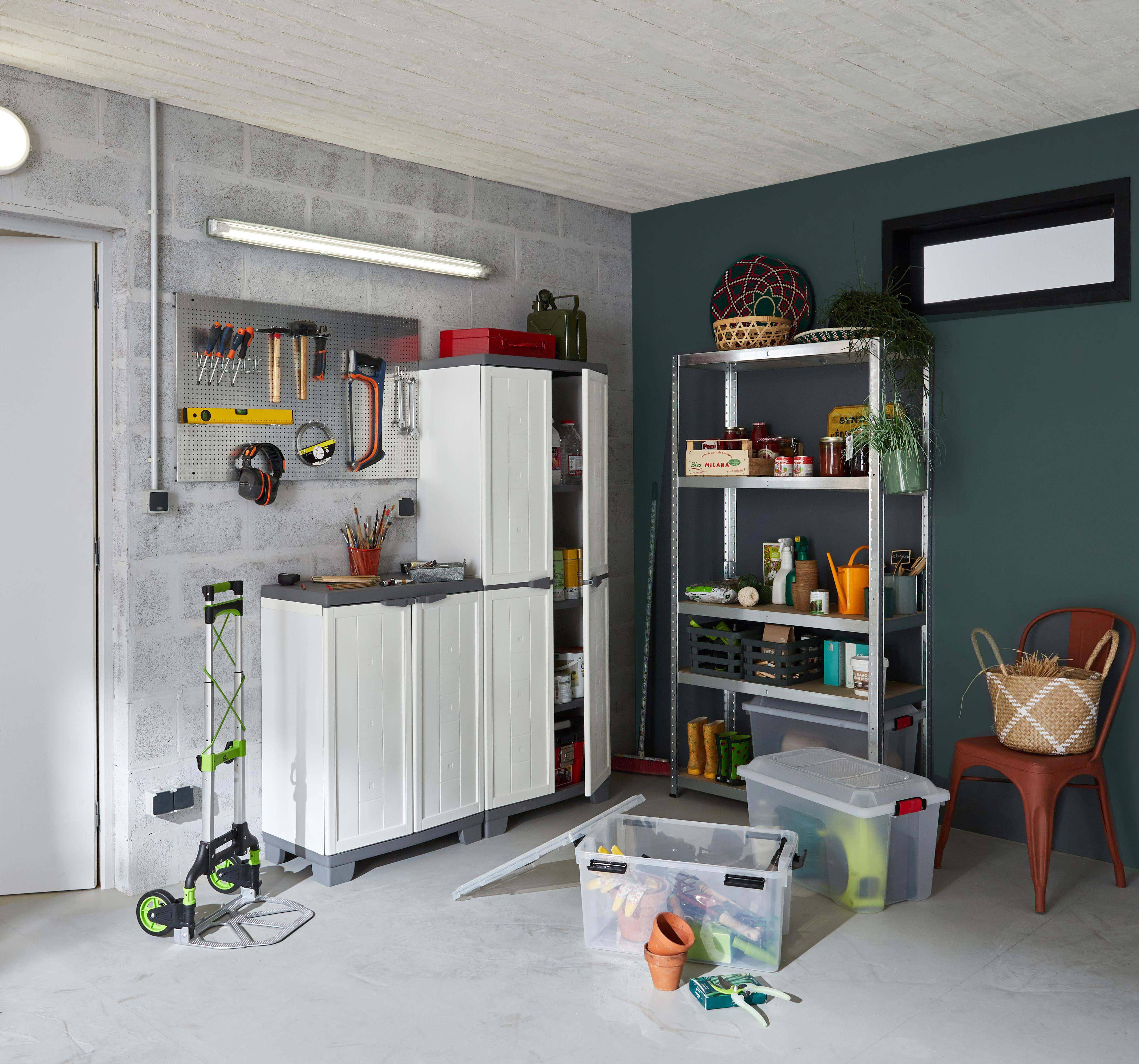 Un garage stylé et organisé Leroy Merlin