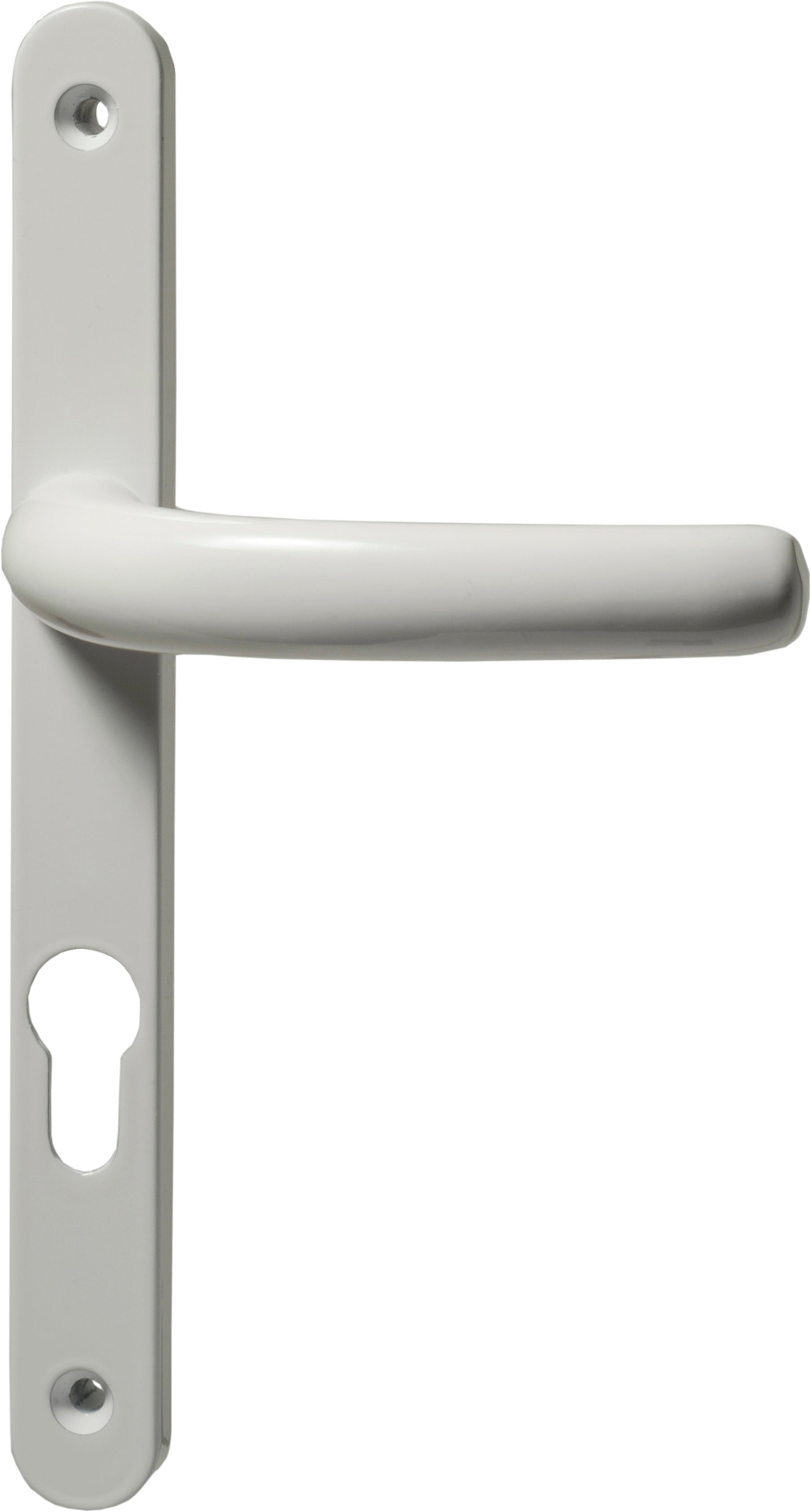 Poignée alu blanche intérieure/extér/porte d'entrée/de service-porte fenêtre PVC - 2