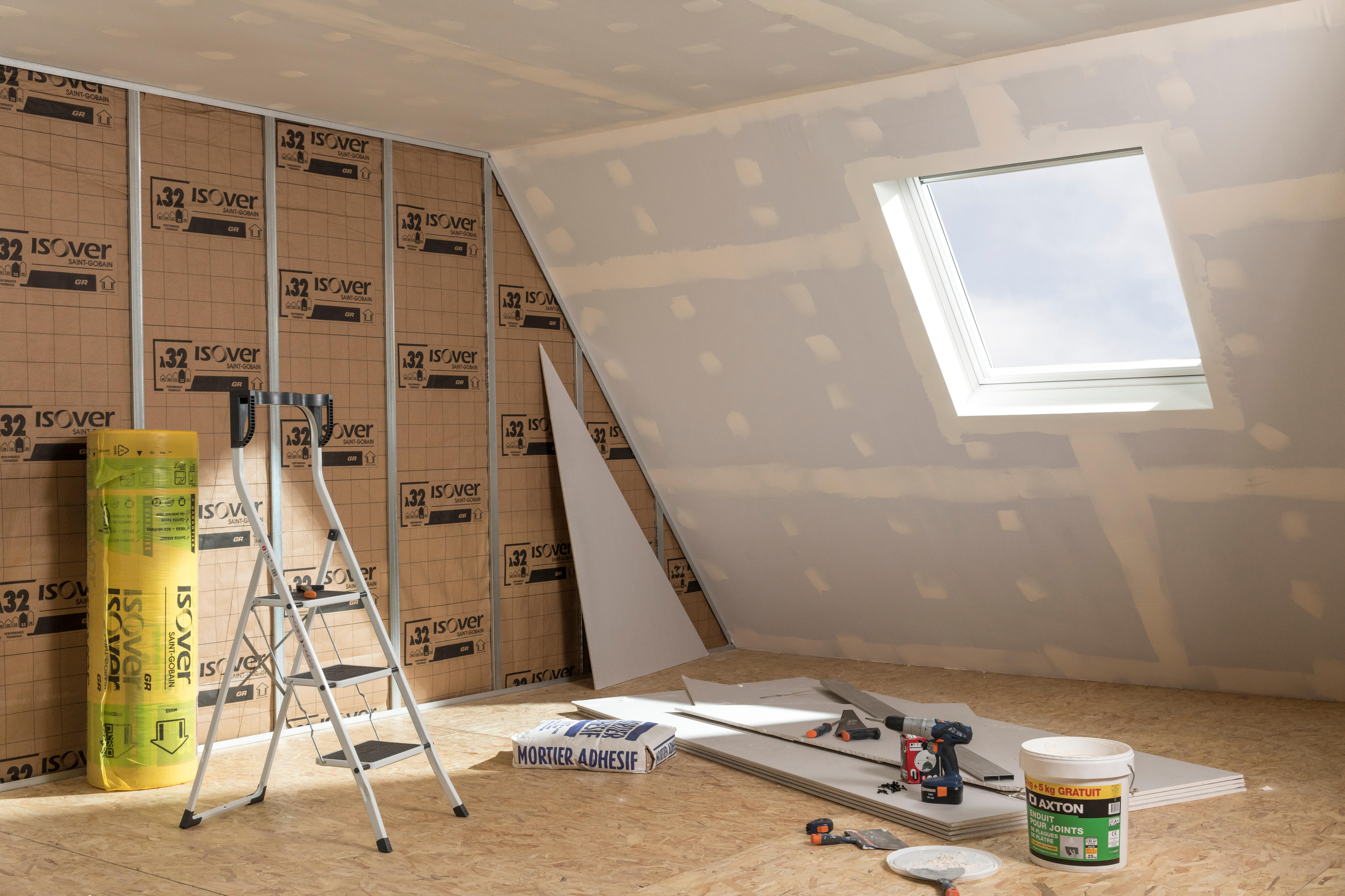 Marche pied HAILO Safety Plus 3 marches larges pliable en acier avec poignées - 7