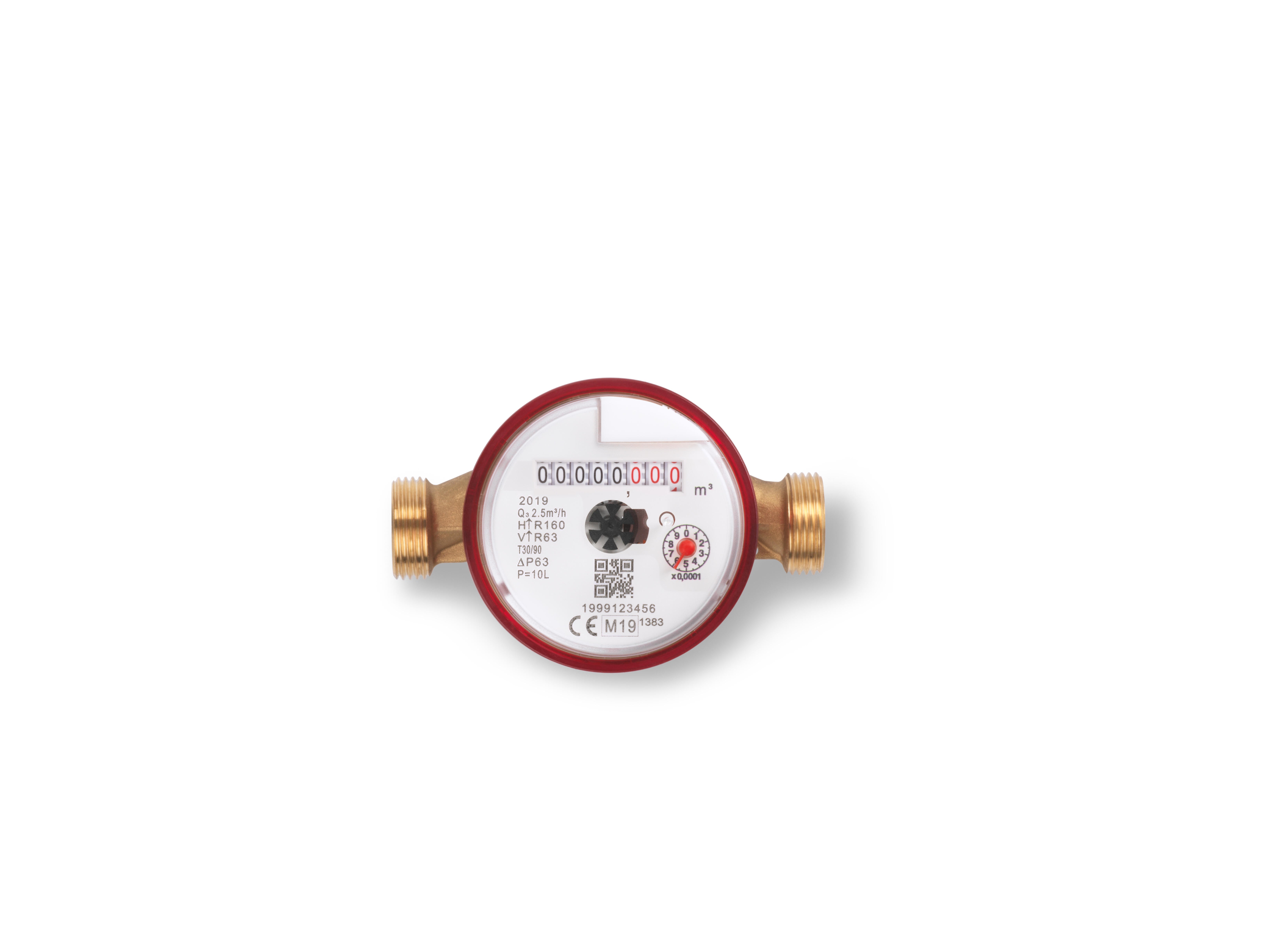 Compteur divisionnaire jet unique eau chaude r100 20 x 27 - 2