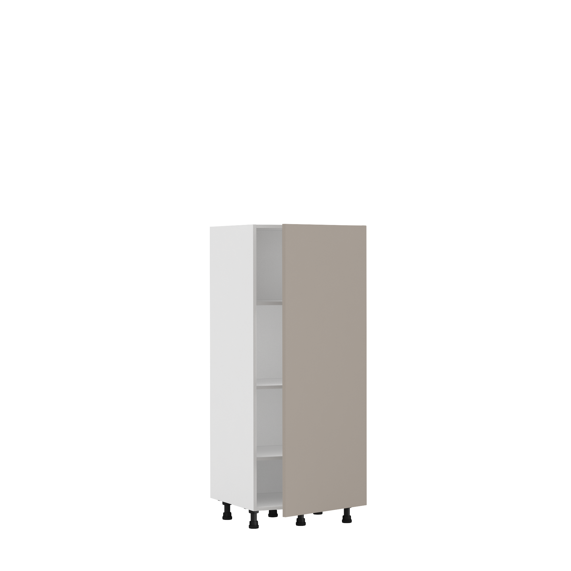 Słupek kuchenny niski kompletny Newport 60x138 cm taupe Delinia iD