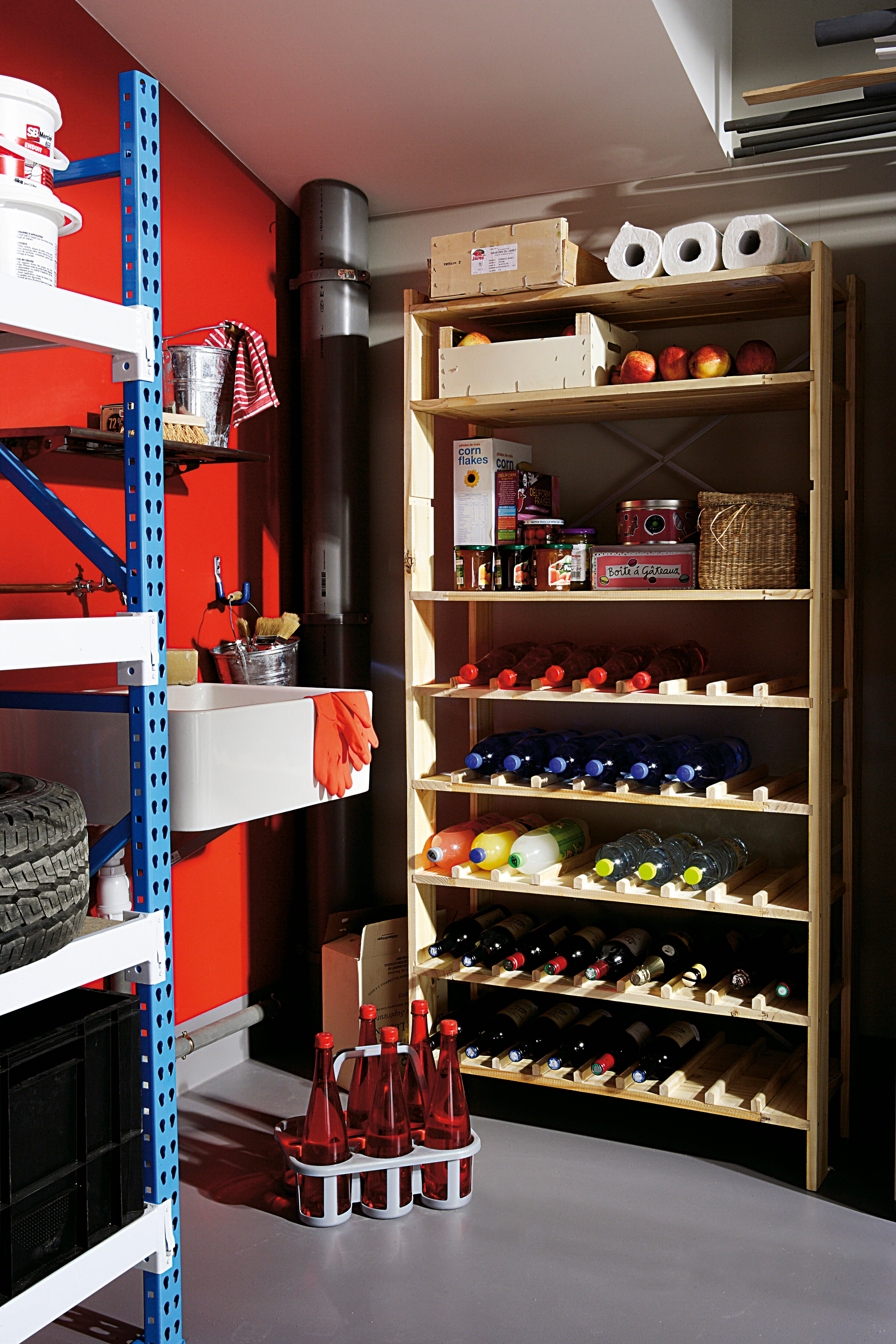 Tablette bouteilles, H.82 x l.37.5 x P.1.8 cm - 3