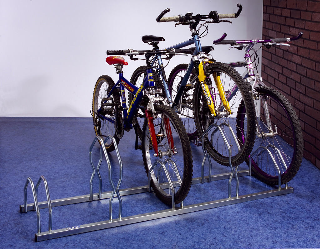 Support à vélo à poser MOTTEZ 5 vélos, H.49 x l.160 x P.39 cm - 5