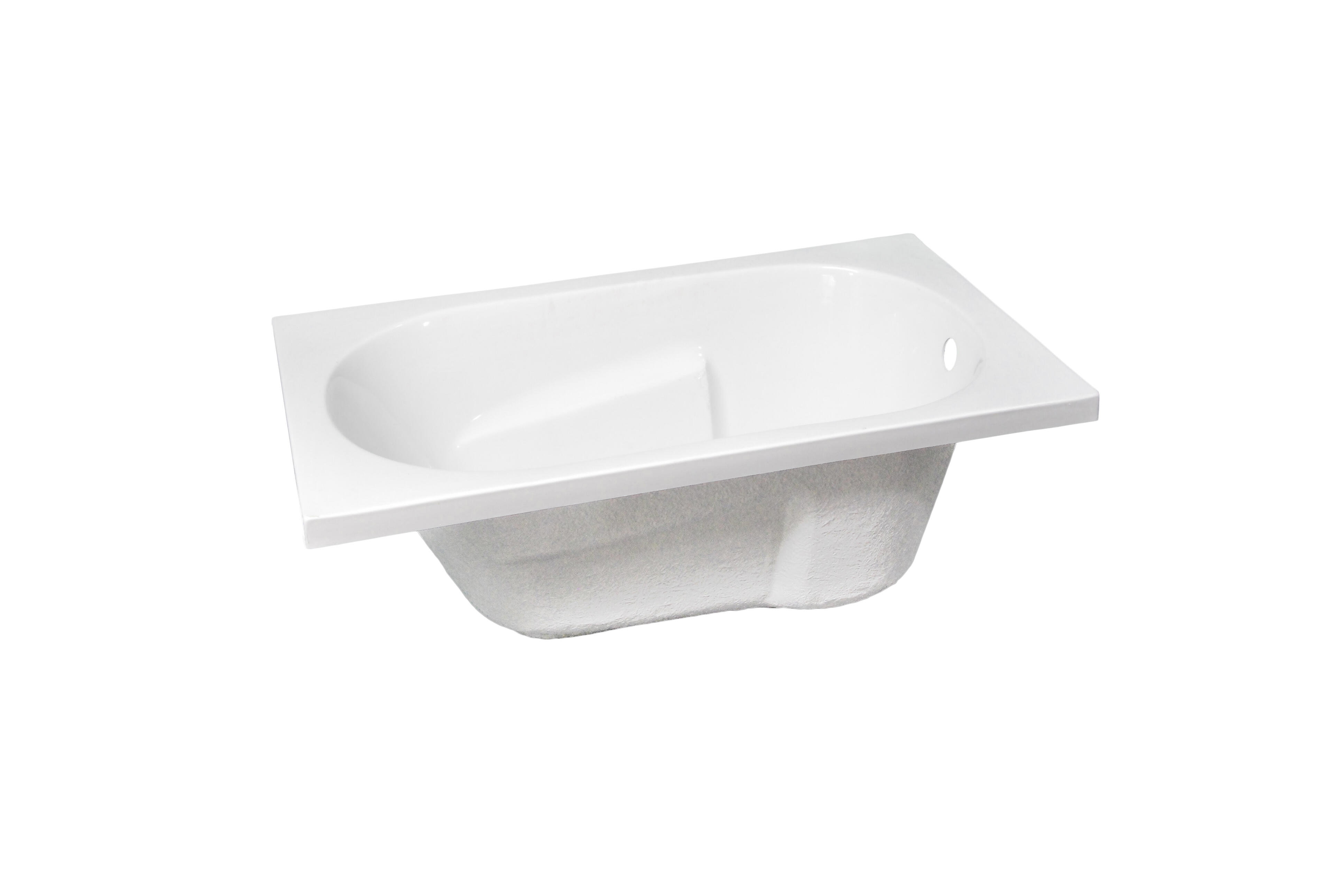 Baignoire rectangulaire L.105x l.70 cm blanc brillant, SENSEA Access confort - 8