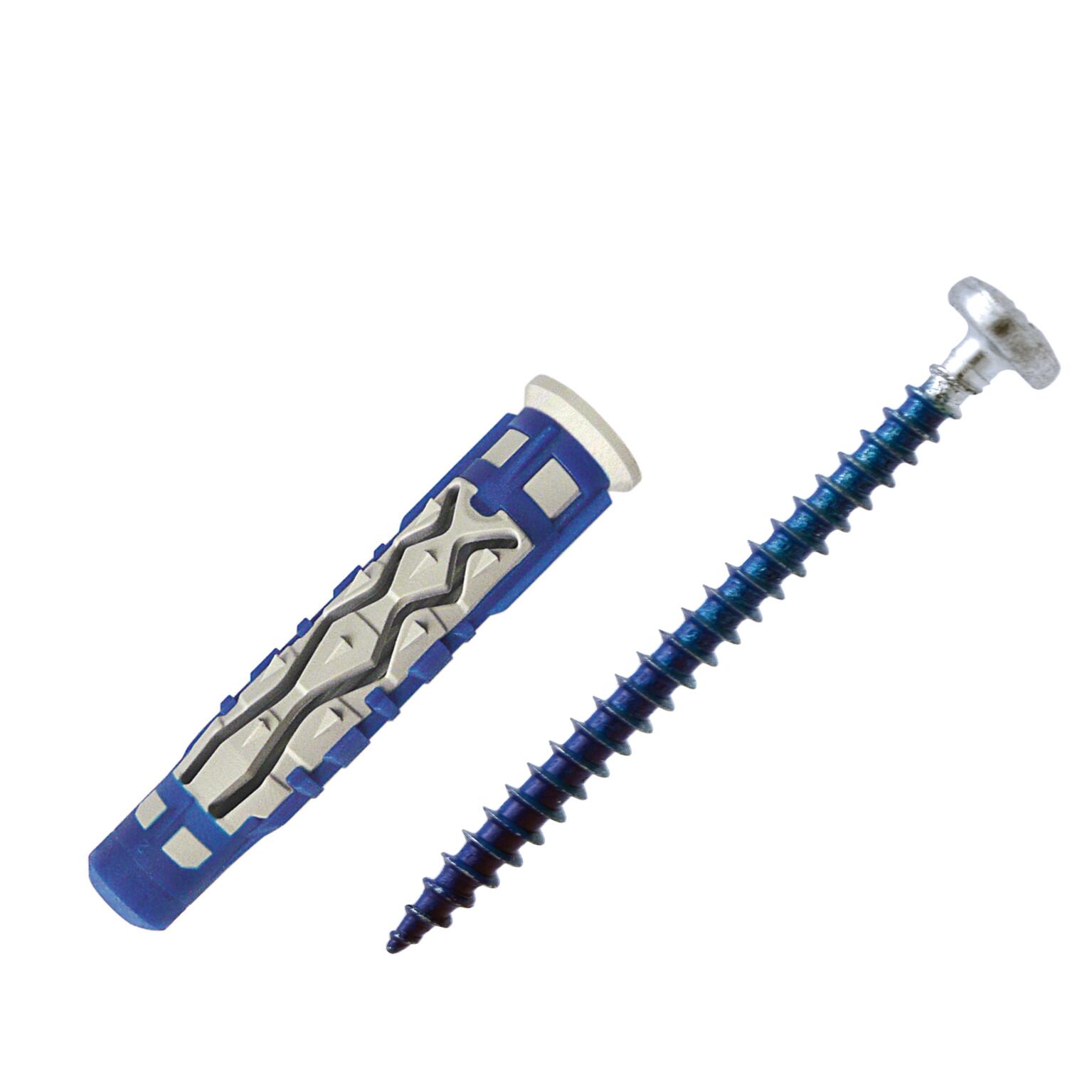 Lot de 6 Cheville murale mx gamme couleur RED HEAD, Ø8 x L.50 mm - 3