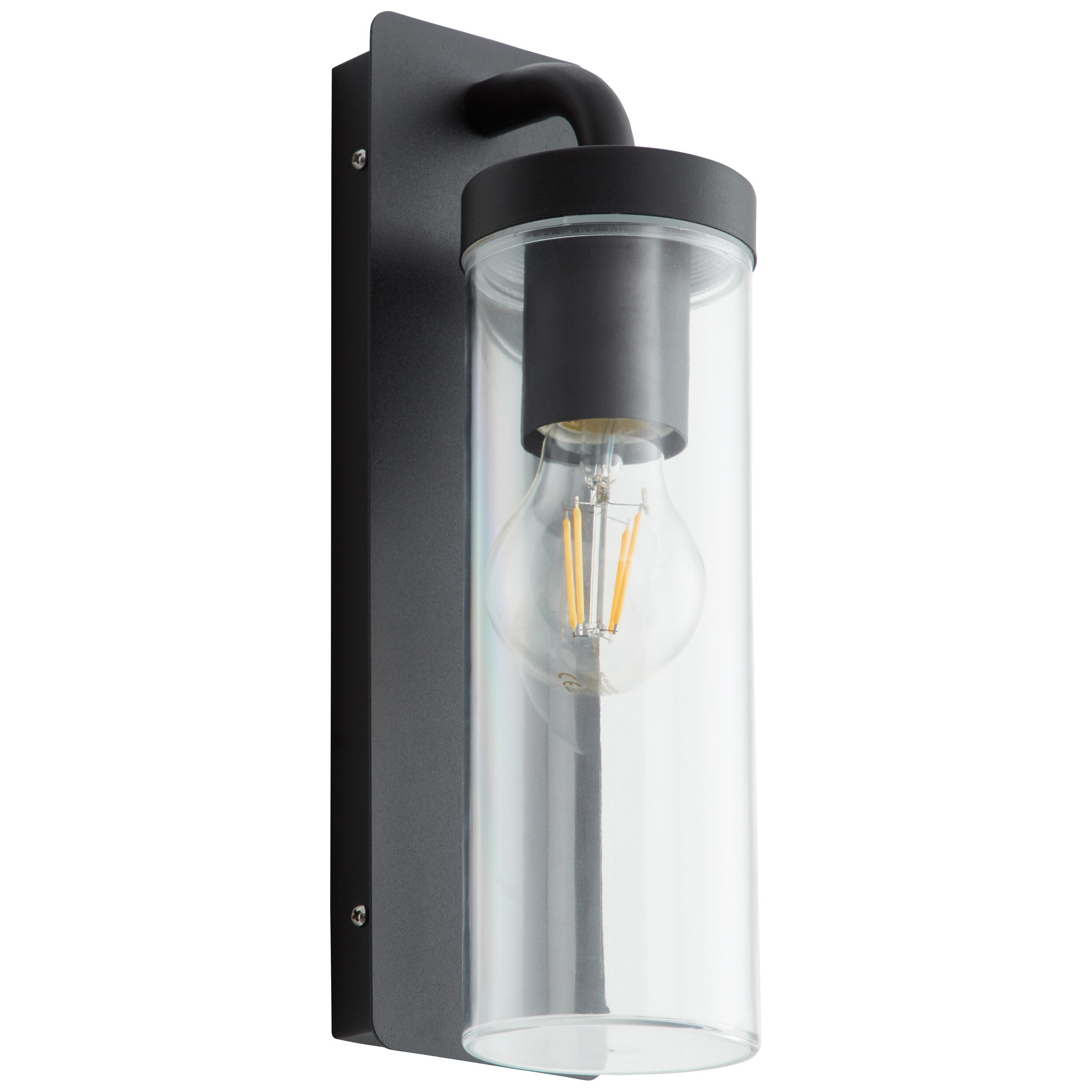 Applique moderno da esterno Aosta nero IP44 E27 BRILLIANT - 3