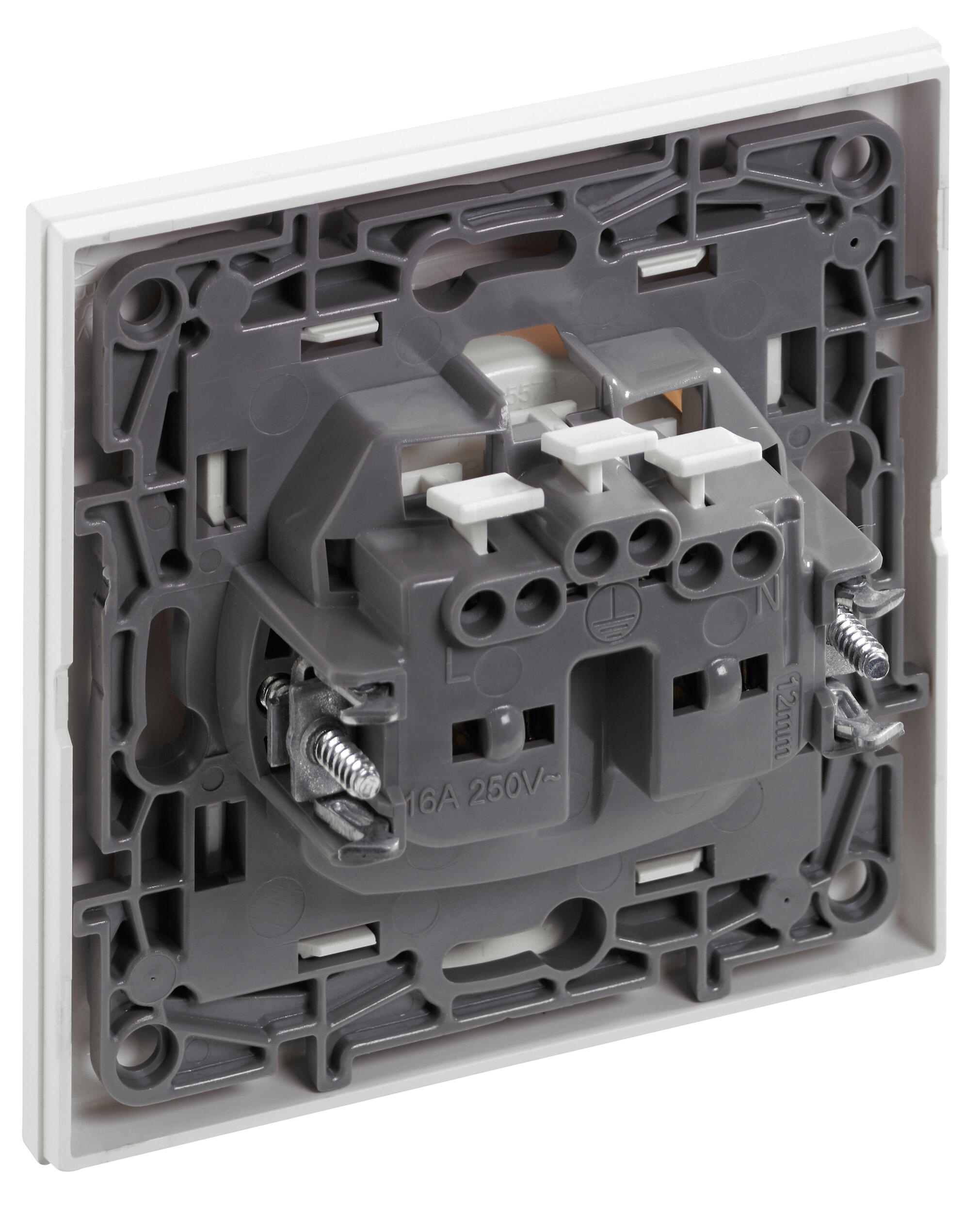 Prise avec terre complet Neptune, LEGRAND blanc - 4