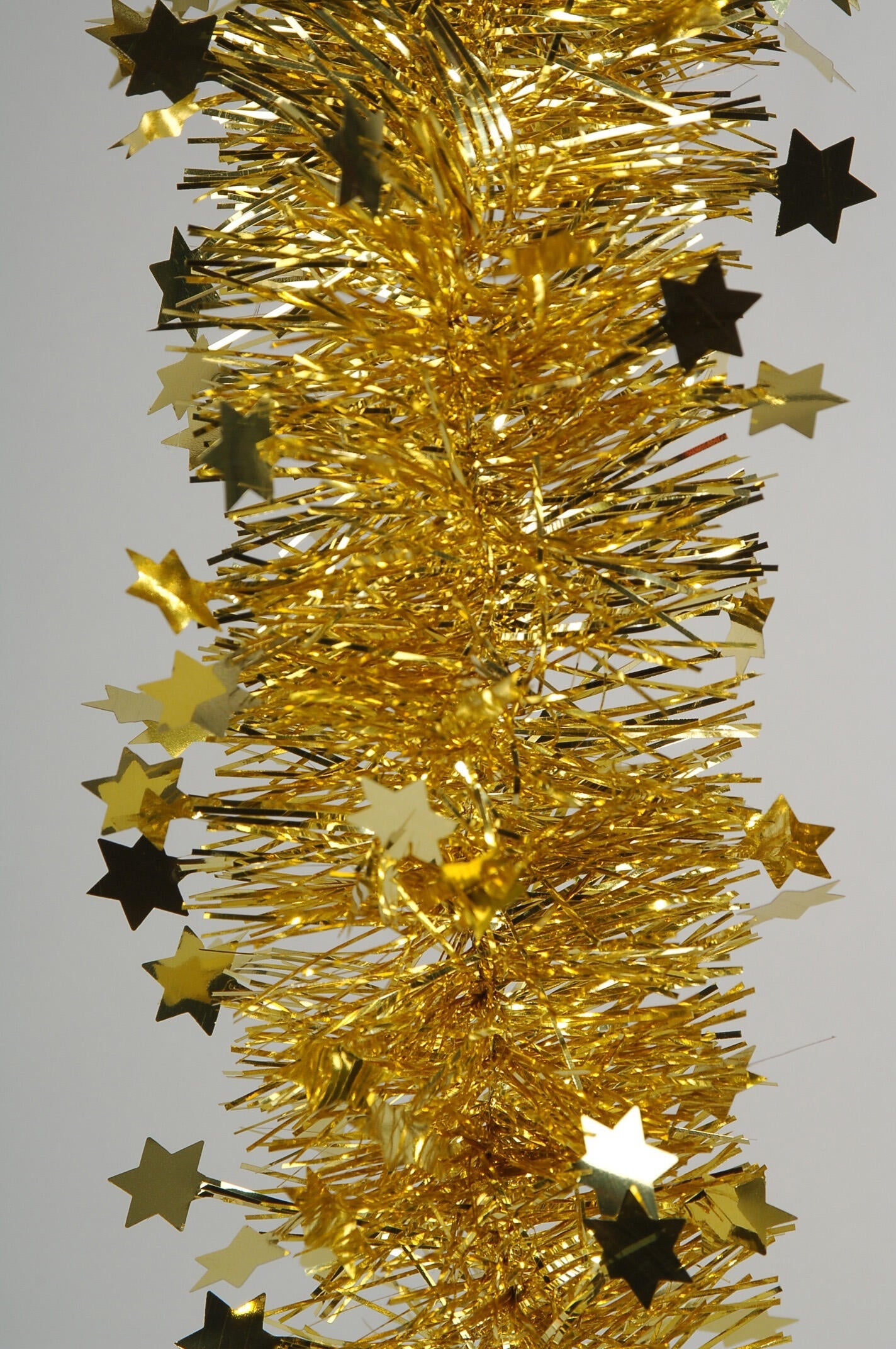 Fita de Natal brilhante estrelas 270 cm dourado - 2
