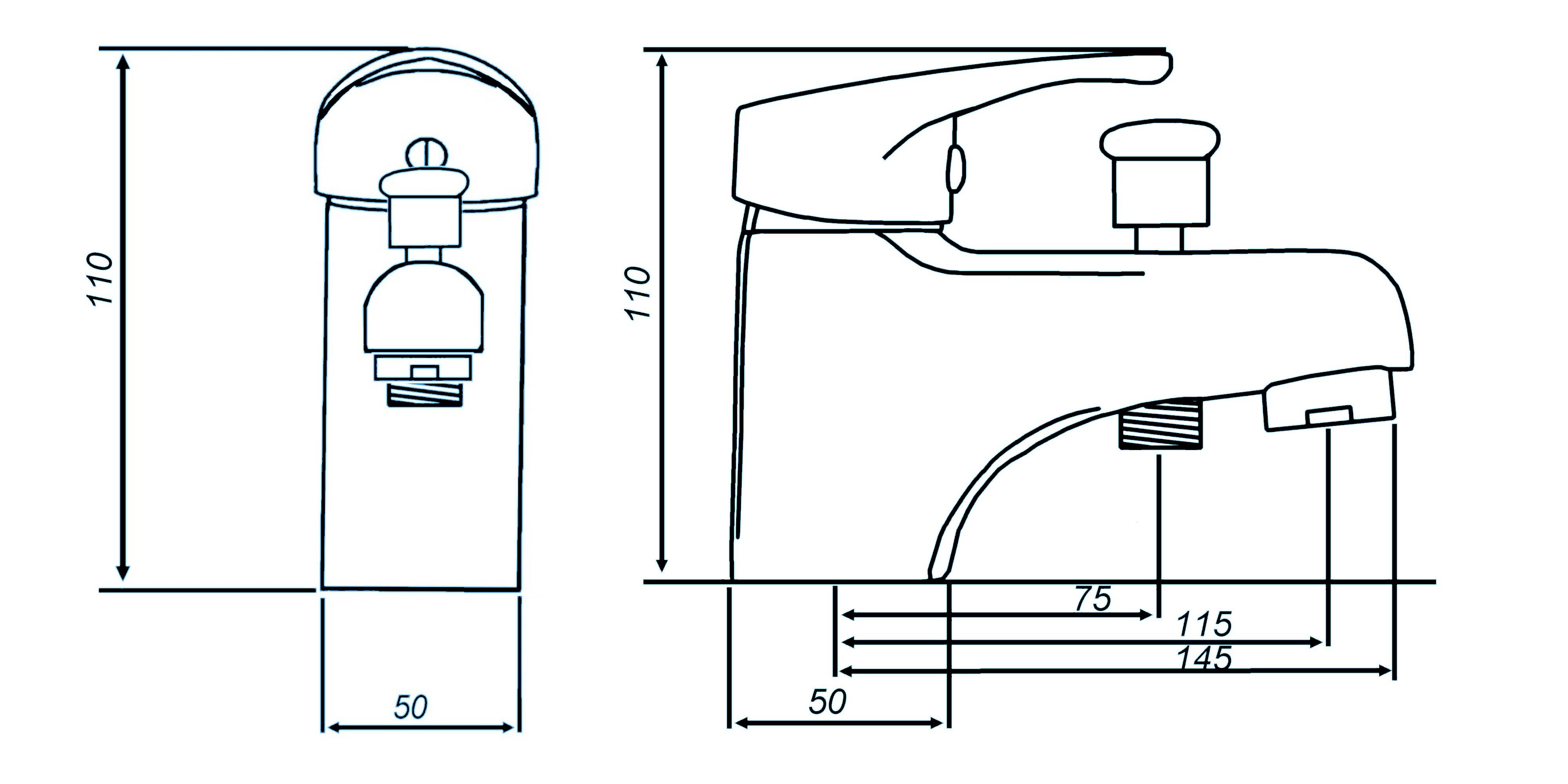 Mitigeur bain/douche mécanique monotrou - Kondor - 3
