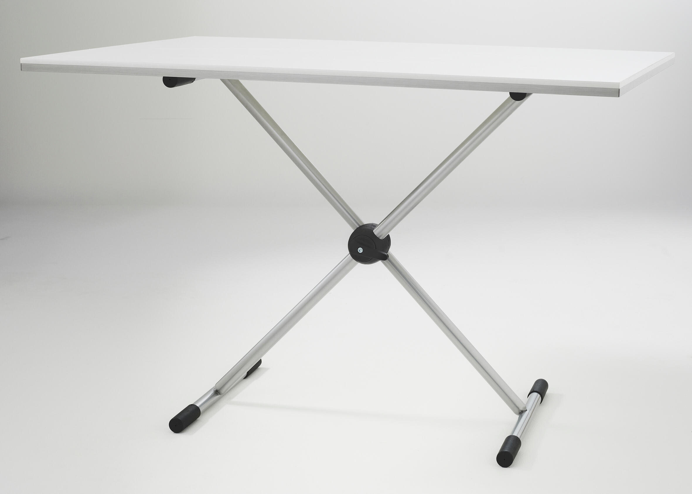Monotréteau acier français gris inox réglable Max RODET, H.103 x l.50 cm - 4