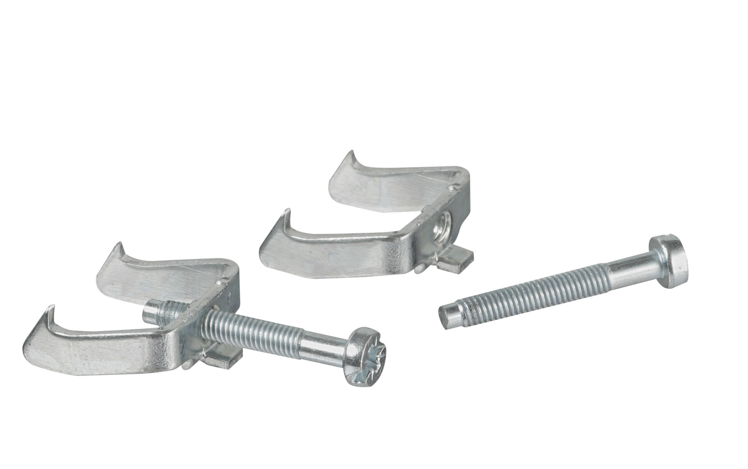 Lot de 2 griffes de fixation Odace, SCHNEIDER ELECTRIC, aluminium - 3