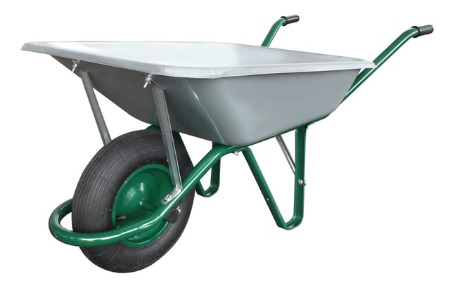 Brouette roue gonflée acier galvanisé Classic ALTRAD, 100 l / 180 kg