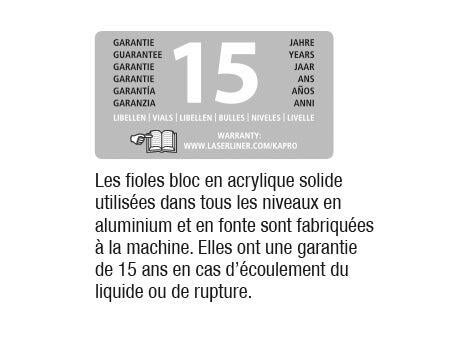 Niveau trapèze 2 fioles KAPRO Trapèze 40, L.40 cm - 3