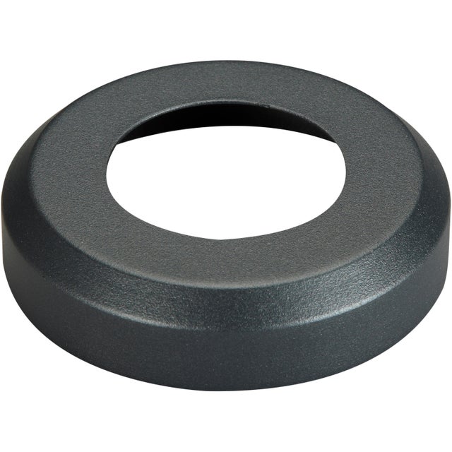 Cache sabot aluminium à plat gris foncé OBAPI