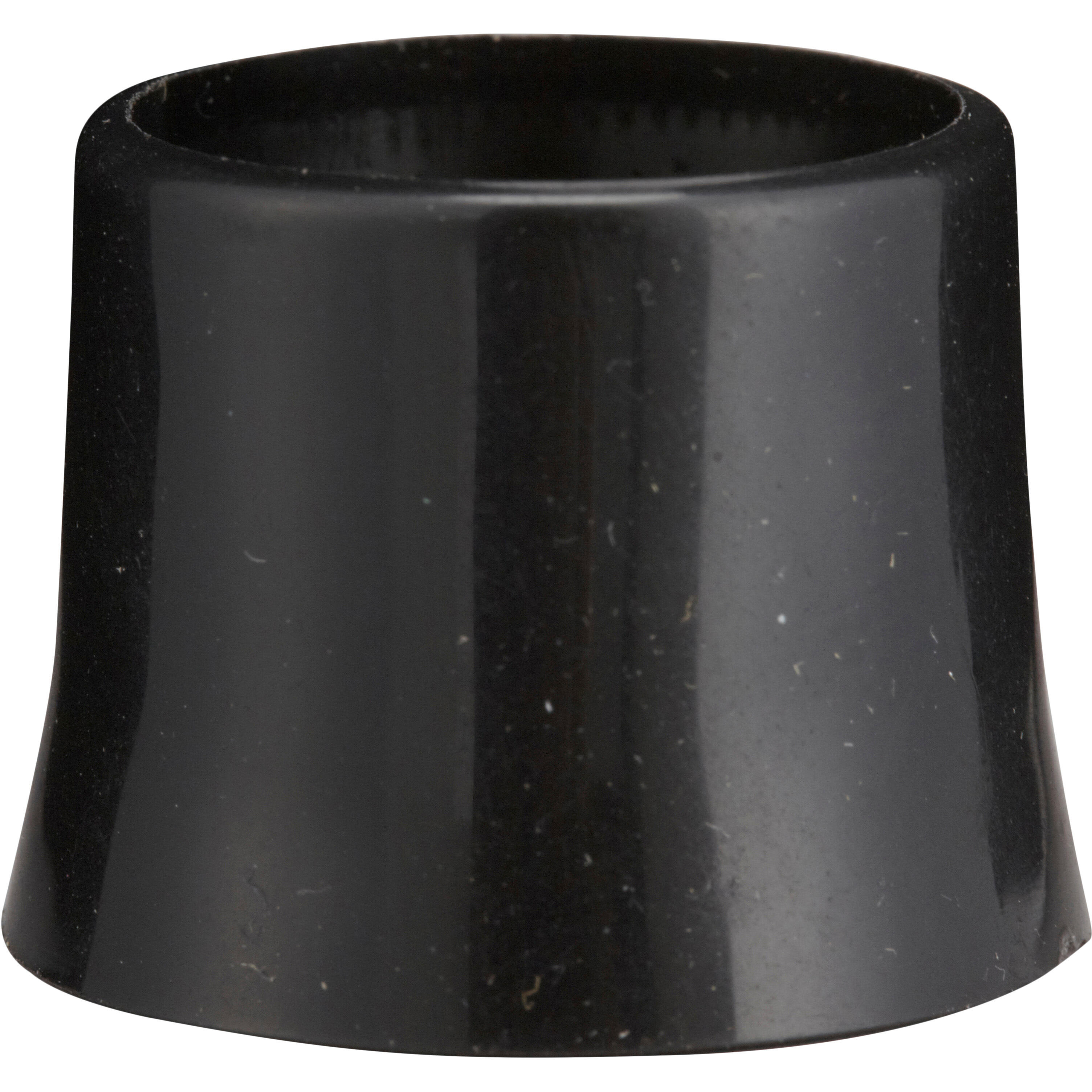 4 adaptateurs pour pied de lit, Axe lisse 10mm Dia ext 25mm Ht.20mm noir - 3