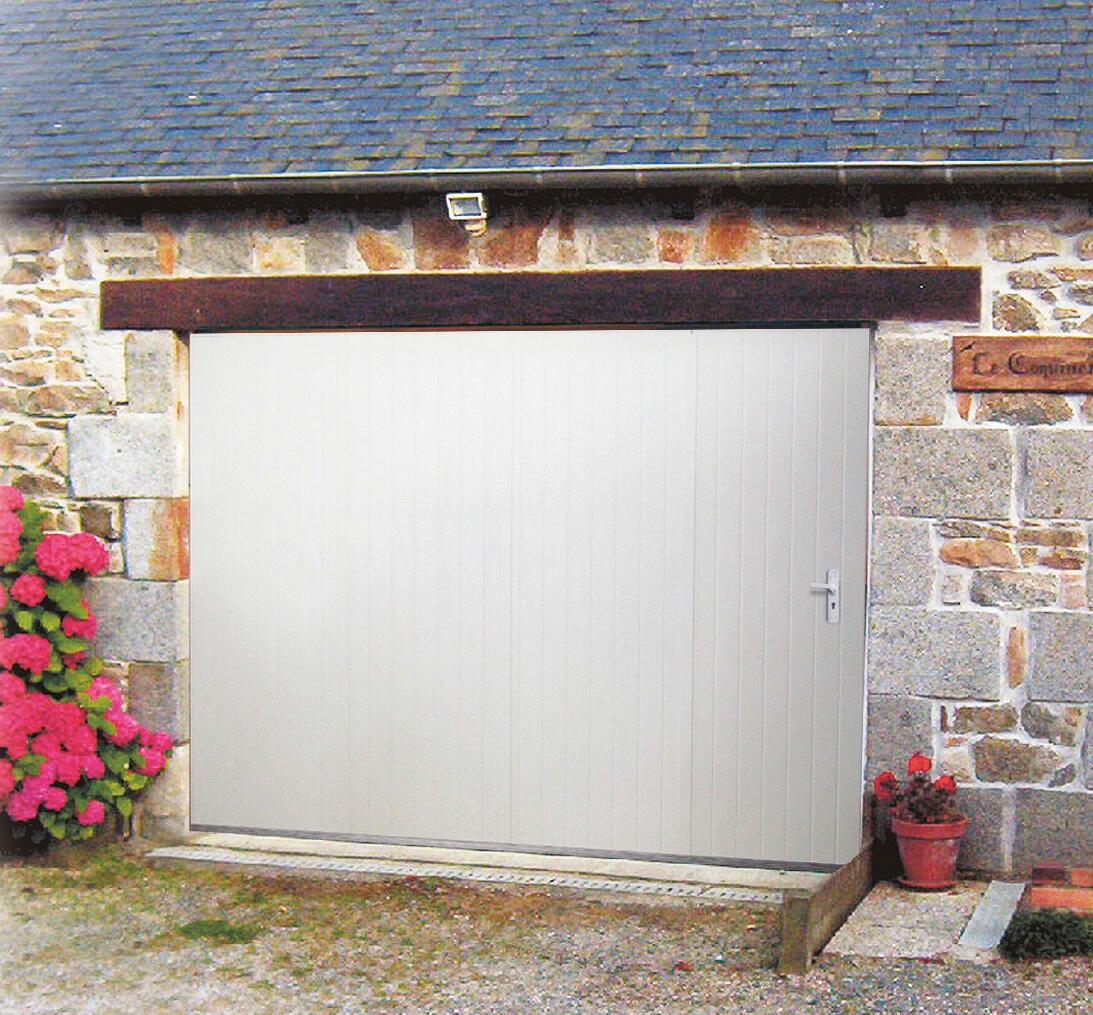 Porte Garage Coulissante Avec Portillon