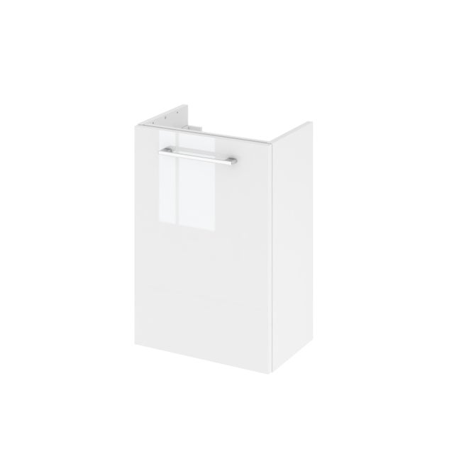 Meuble sous-vasque 1p L.40cm x H.58cm x P.26cm blanc brill Remix