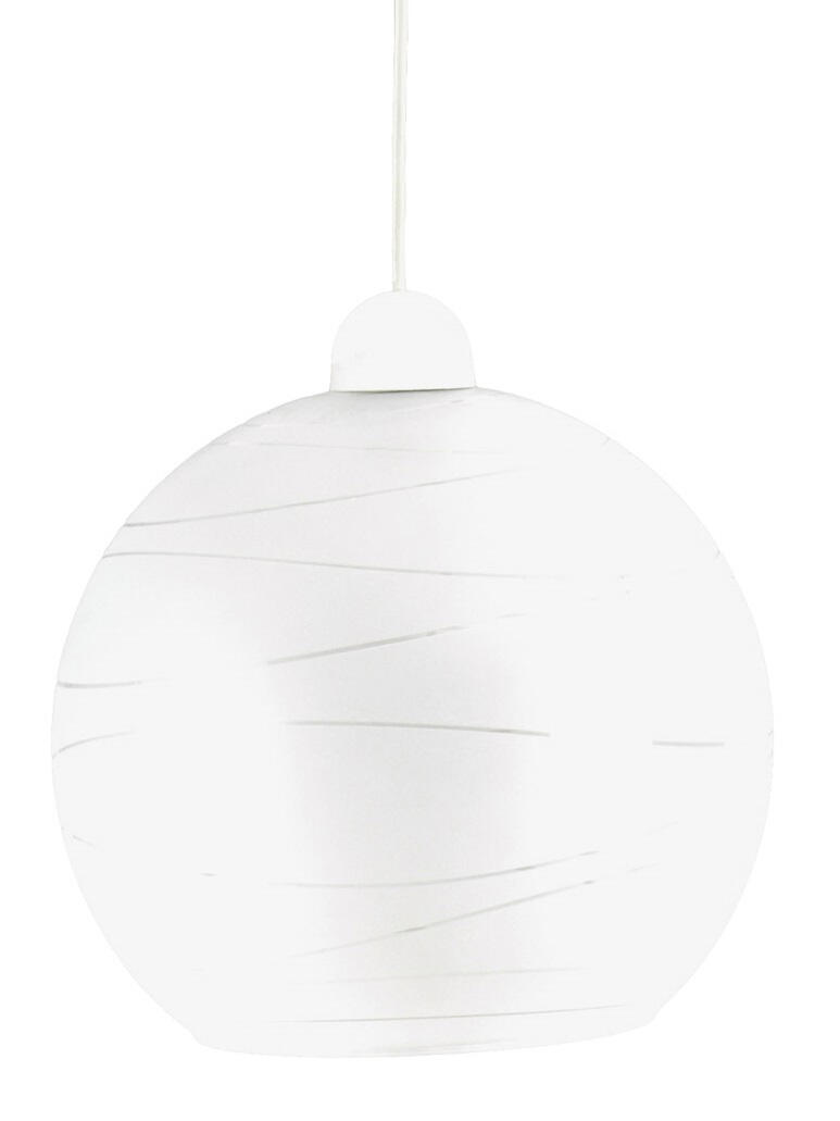 Suspension Shadow, verre, blanc, Diam.30 cm, E27 - 3